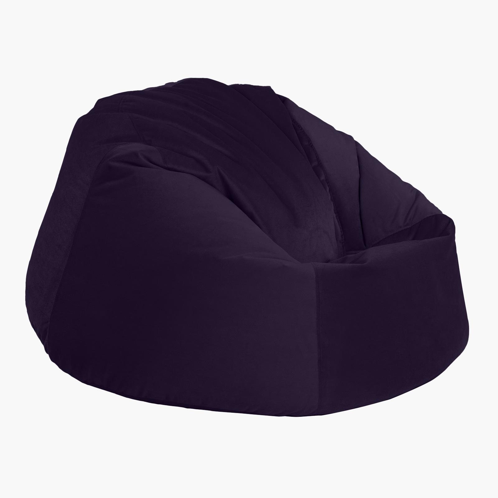 Niklas Velvet Bean Bag Chair - 120x70 cms-furniture-sofaandseating-ottomansbeanbagsandpoufs-image-2