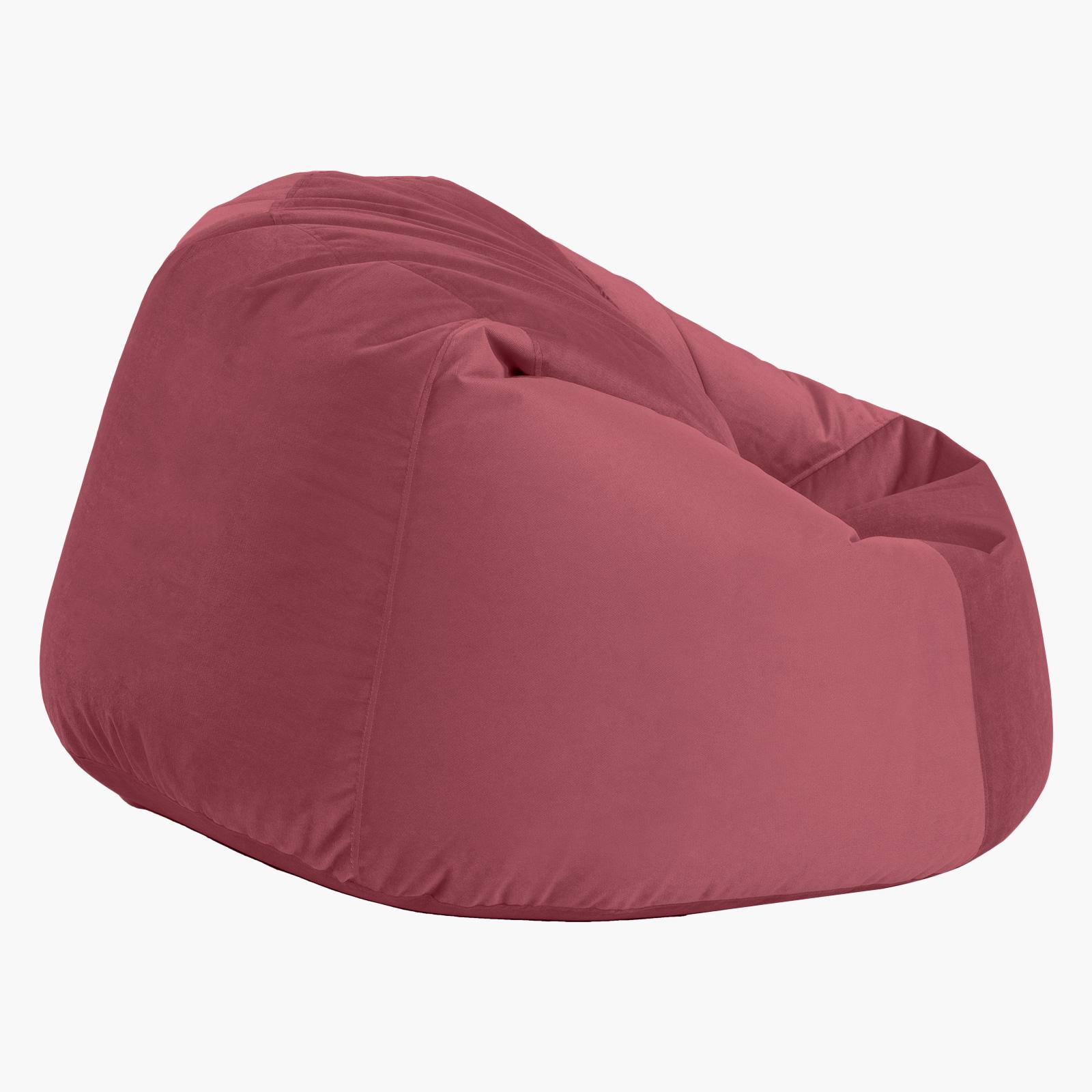 Niklas Velvet Bean Bag Chair - 120x70 cms-furniture-sofaandseating-ottomansbeanbagsandpoufs-image-3
