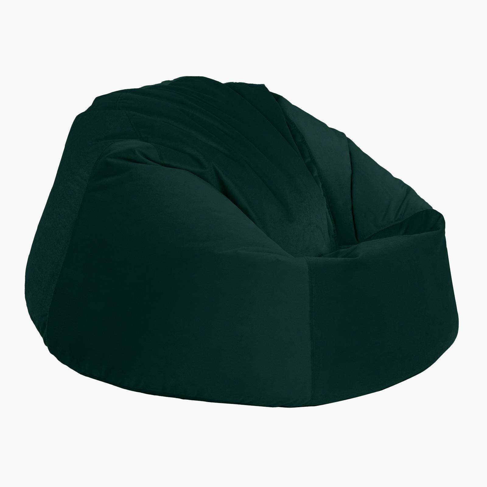 Niklas Velvet Bean Bag Chair - 120x70 cms-furniture-sofaandseating-ottomansbeanbagsandpoufs-image-2