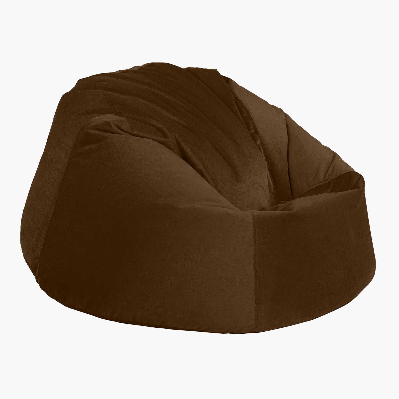 Niklas Velvet Bean Bag Chair - 120x70 cms-furniture-sofaandseating-ottomansbeanbagsandpoufs-image-2
