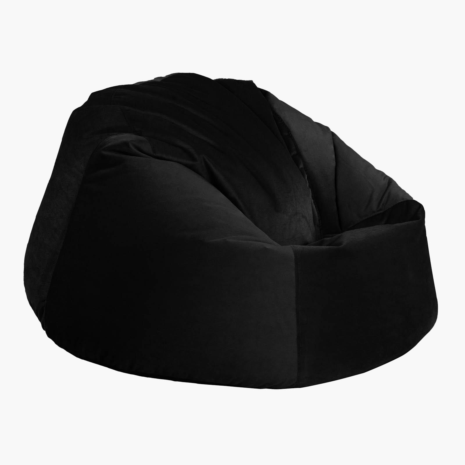 Niklas Velvet Bean Bag Chair - 120x70 cms-furniture-sofaandseating-ottomansbeanbagsandpoufs-image-2