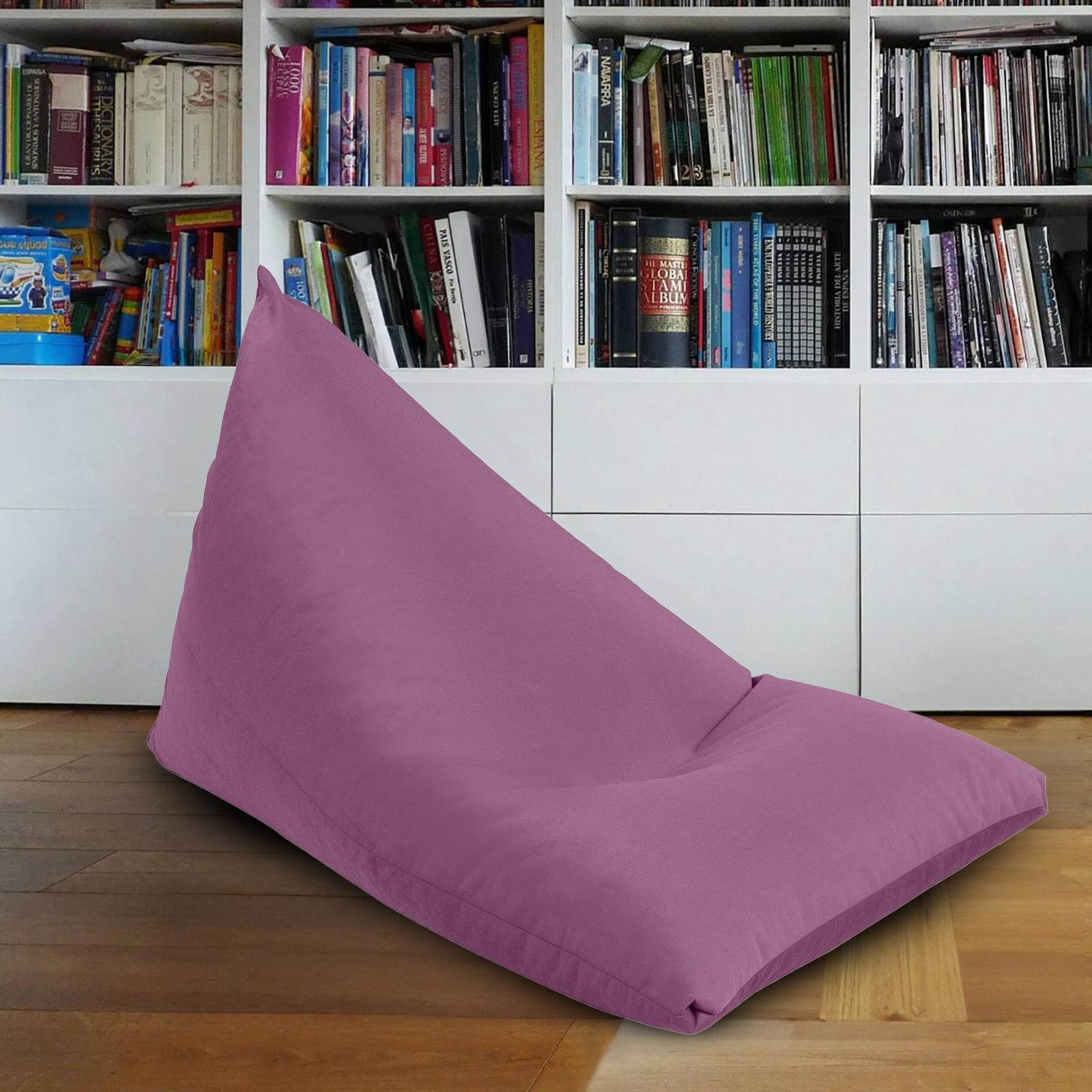 Ilkay Velvet Bean Bag Chair - 120x80 cms-furniture-sofaandseating-ottomansbeanbagsandpoufs-image-1