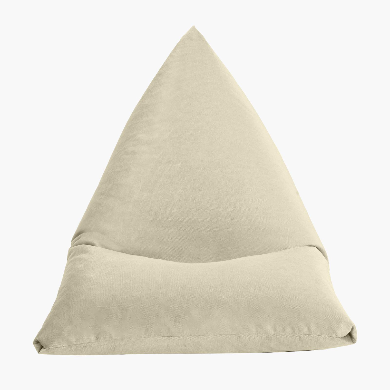 Ilkay Velvet Bean Bag Chair - 120x80 cms-furniture-sofaandseating-ottomansbeanbagsandpoufs-image-2