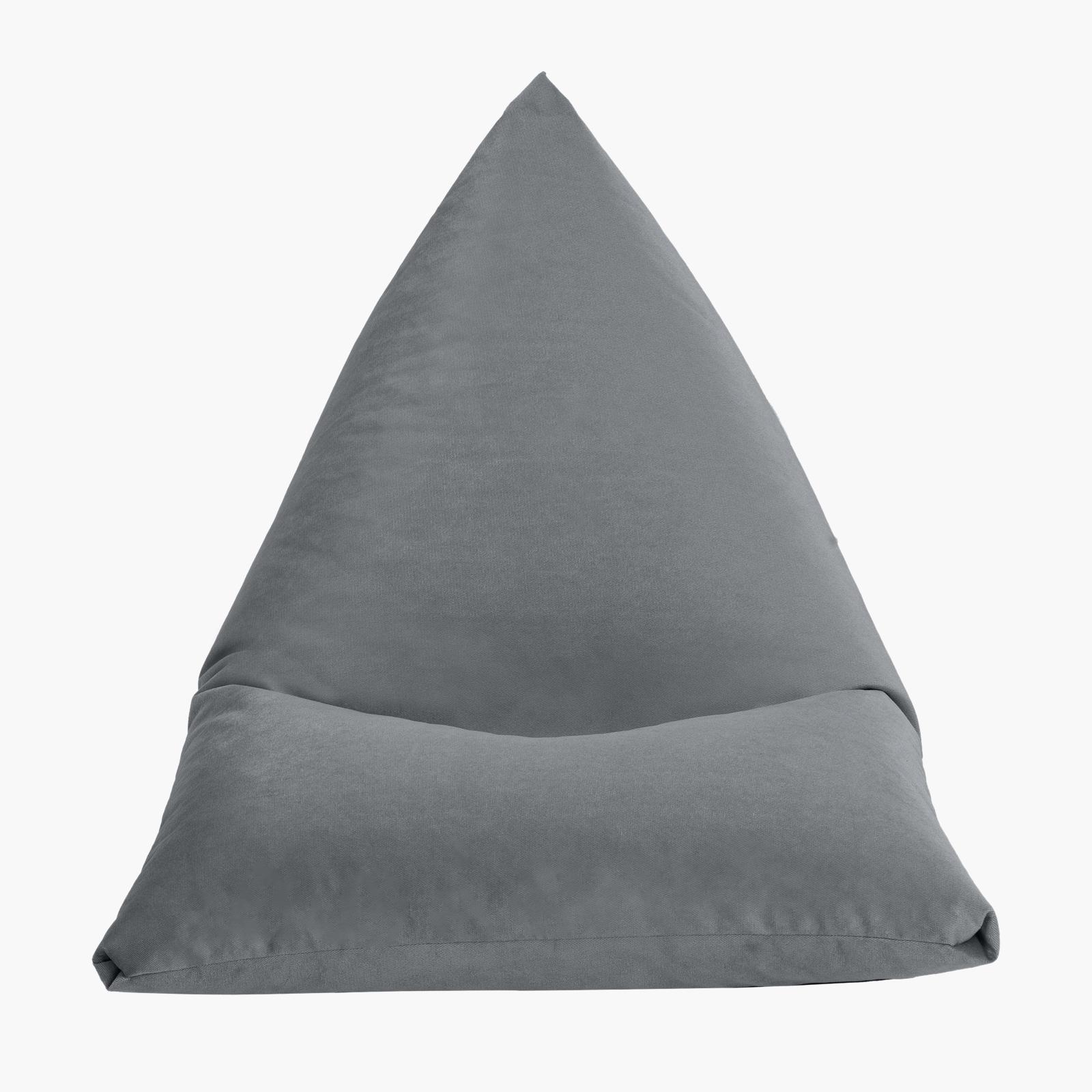 Ilkay Velvet Bean Bag Chair - 120x80 cms-furniture-sofaandseating-ottomansbeanbagsandpoufs-image-4