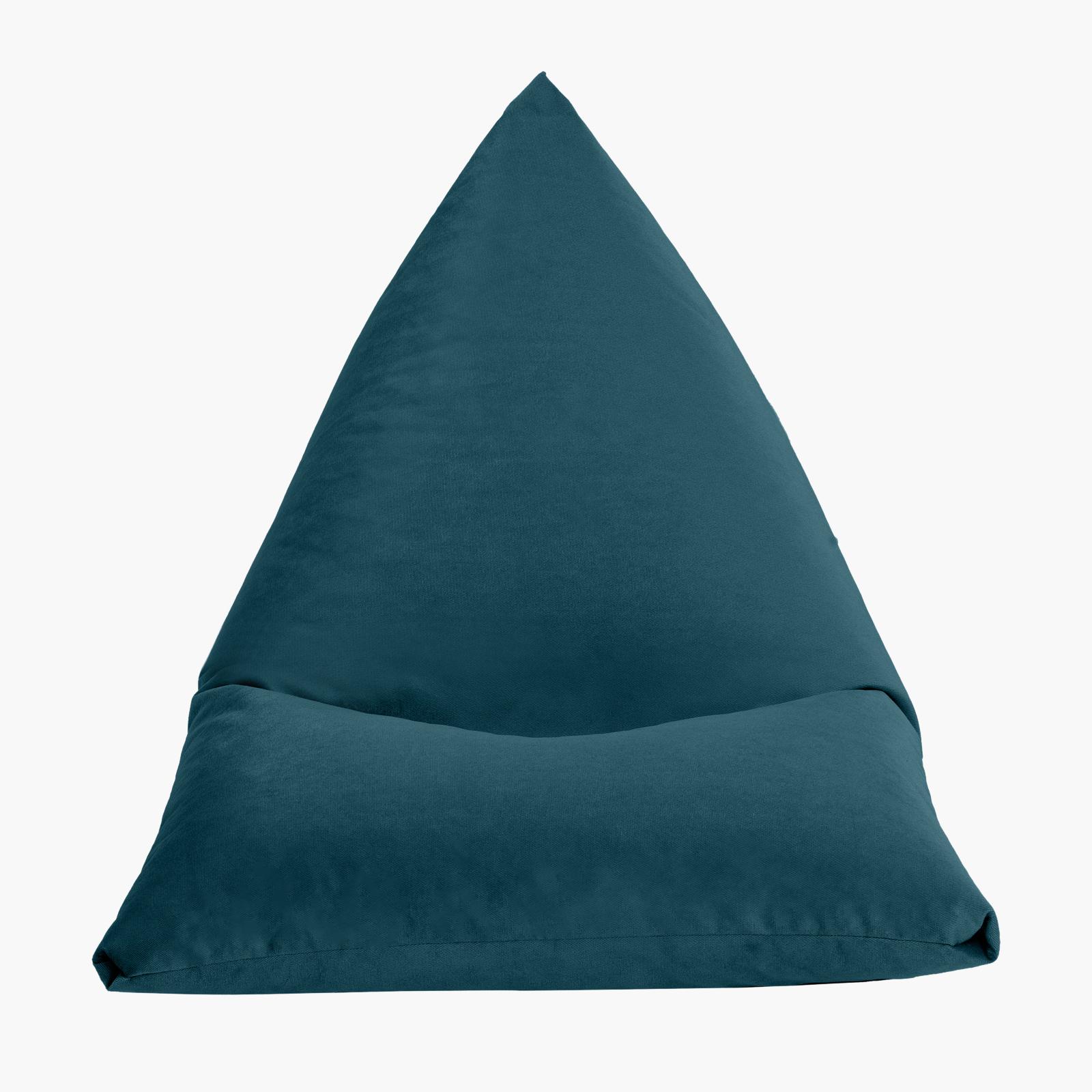 Ilkay Velvet Bean Bag Chair - 120x80 cms-furniture-sofaandseating-ottomansbeanbagsandpoufs-image-4