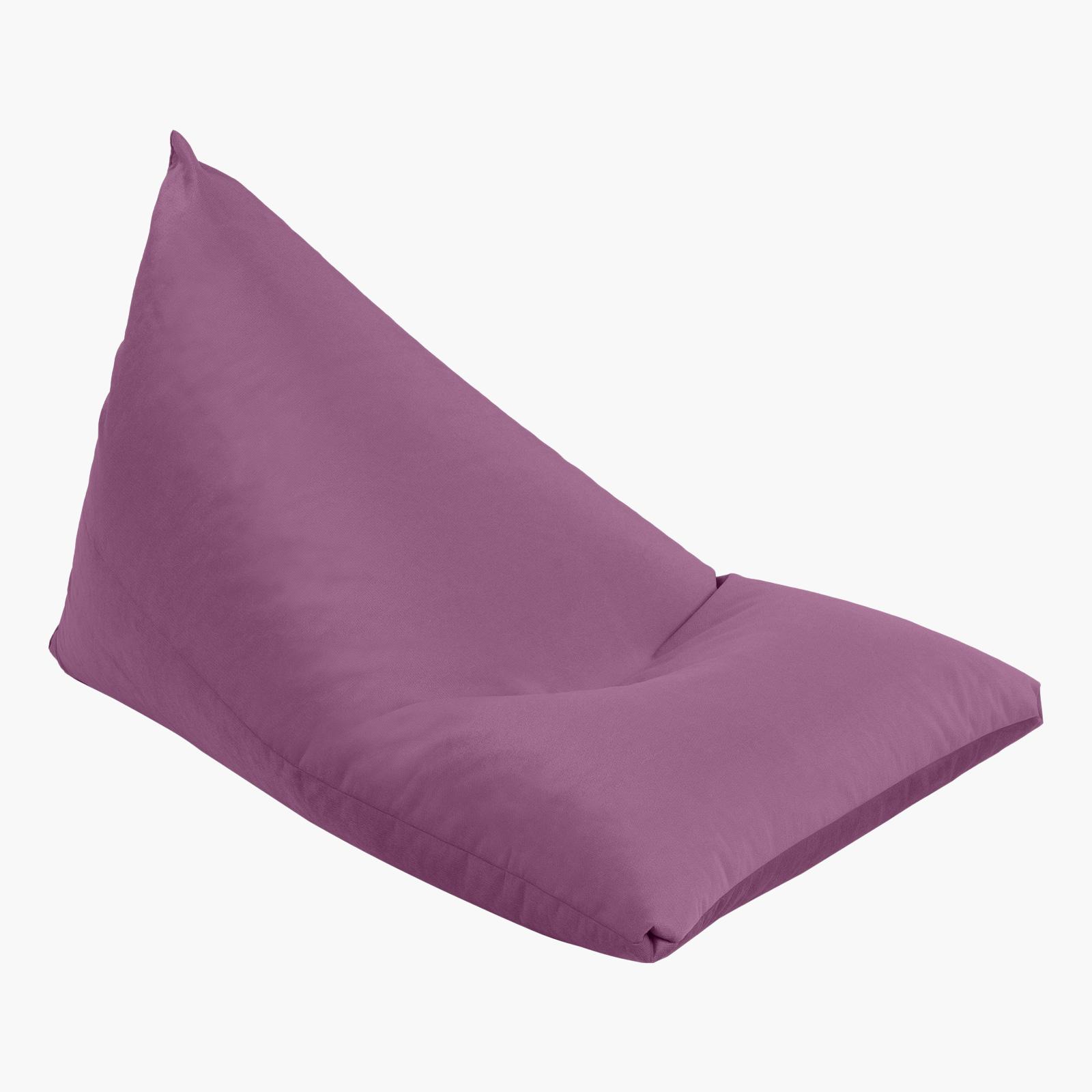 Ilkay Solid Velvet Bean Bag Chair - Large-furniture-sofaandseating-ottomansbeanbagsandpoufs-image-3