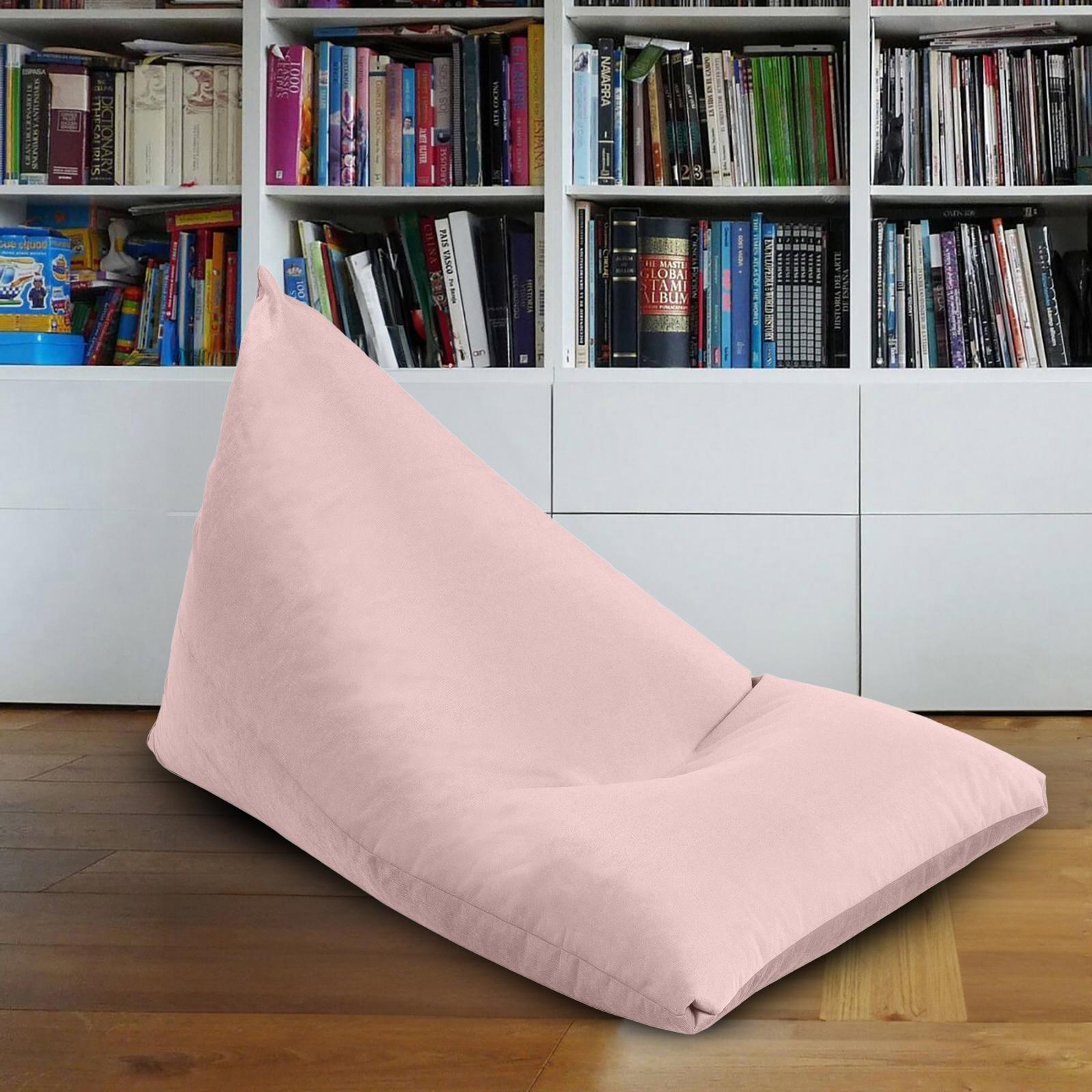 Ilkay Velvet Bean Bag Chair - Large-furniture-sofaandseating-ottomansbeanbagsandpoufs-image-1