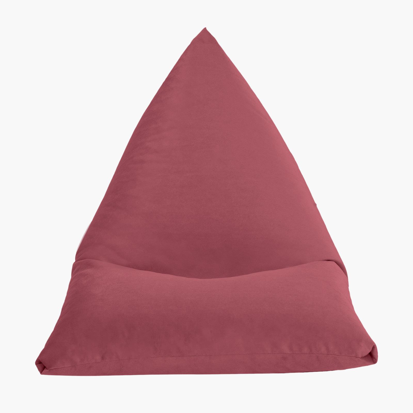 Ilkay Solid Velvet Bean Bag Chair - Large-furniture-sofaandseating-ottomansbeanbagsandpoufs-image-4