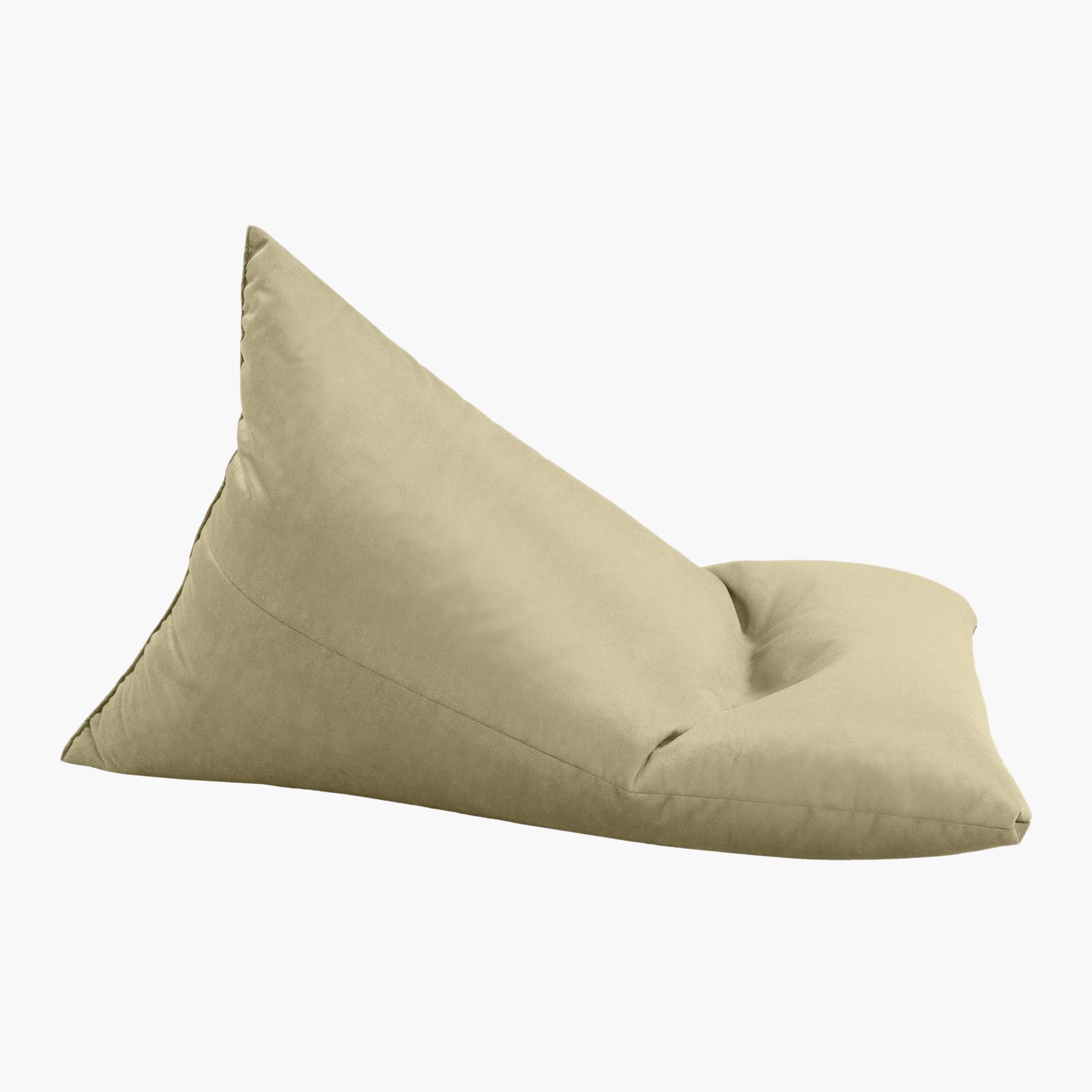 Ilkay Solid Velvet Bean Bag Chair - Large-furniture-sofaandseating-ottomansbeanbagsandpoufs-image-3