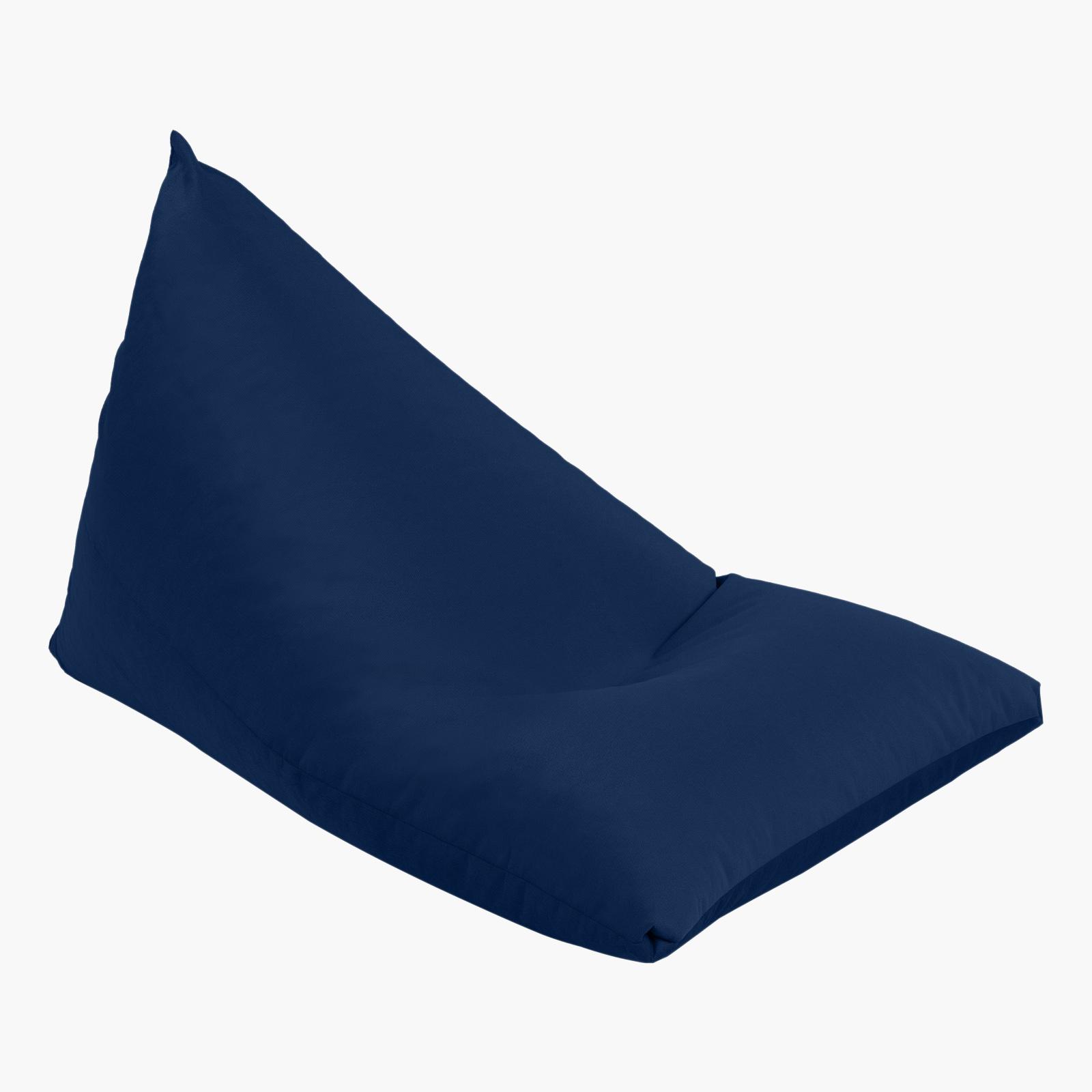 Ilkay Solid Velvet Bean Bag Chair - Large-furniture-sofaandseating-ottomansbeanbagsandpoufs-image-2