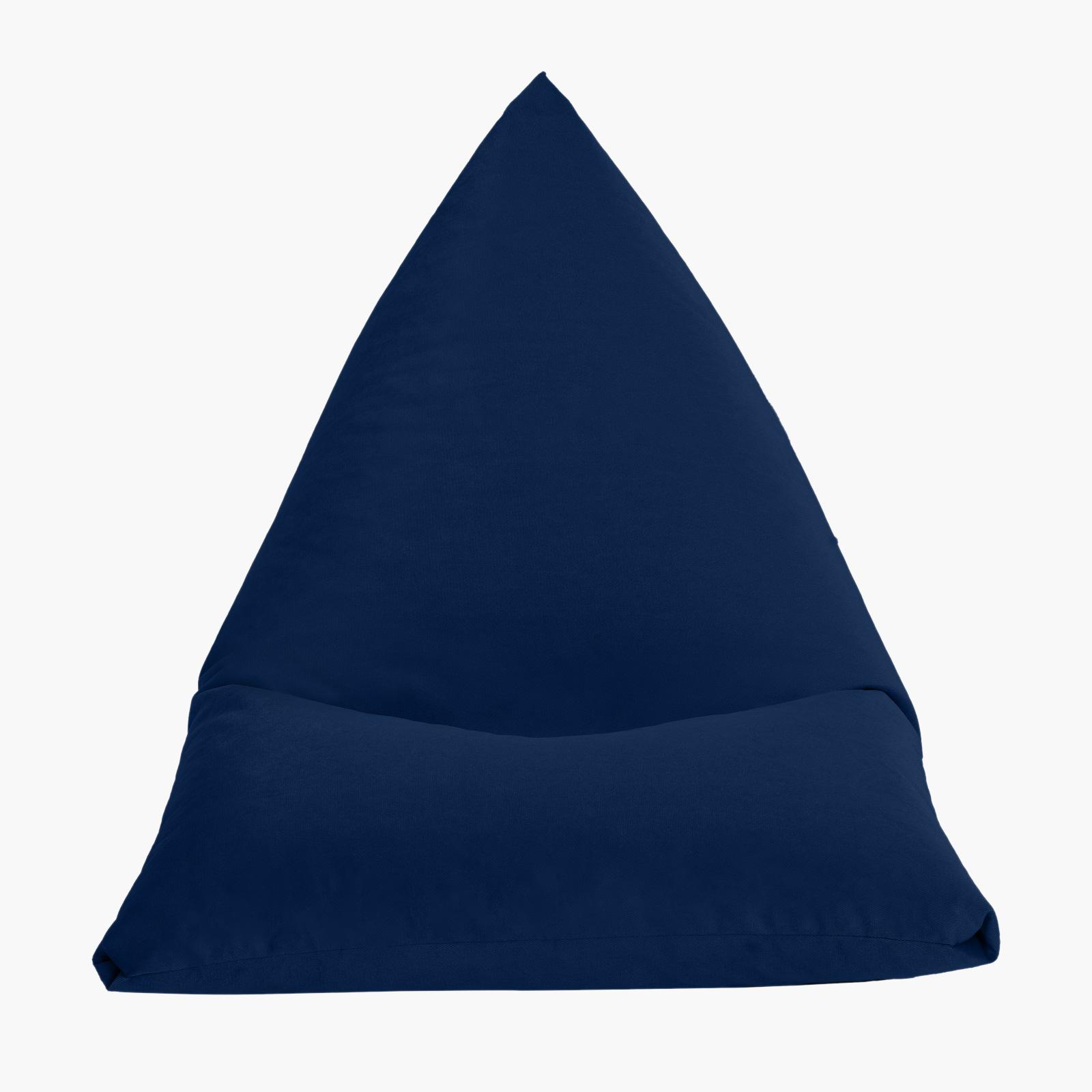 Ilkay Solid Velvet Bean Bag Chair - Large-furniture-sofaandseating-ottomansbeanbagsandpoufs-image-4