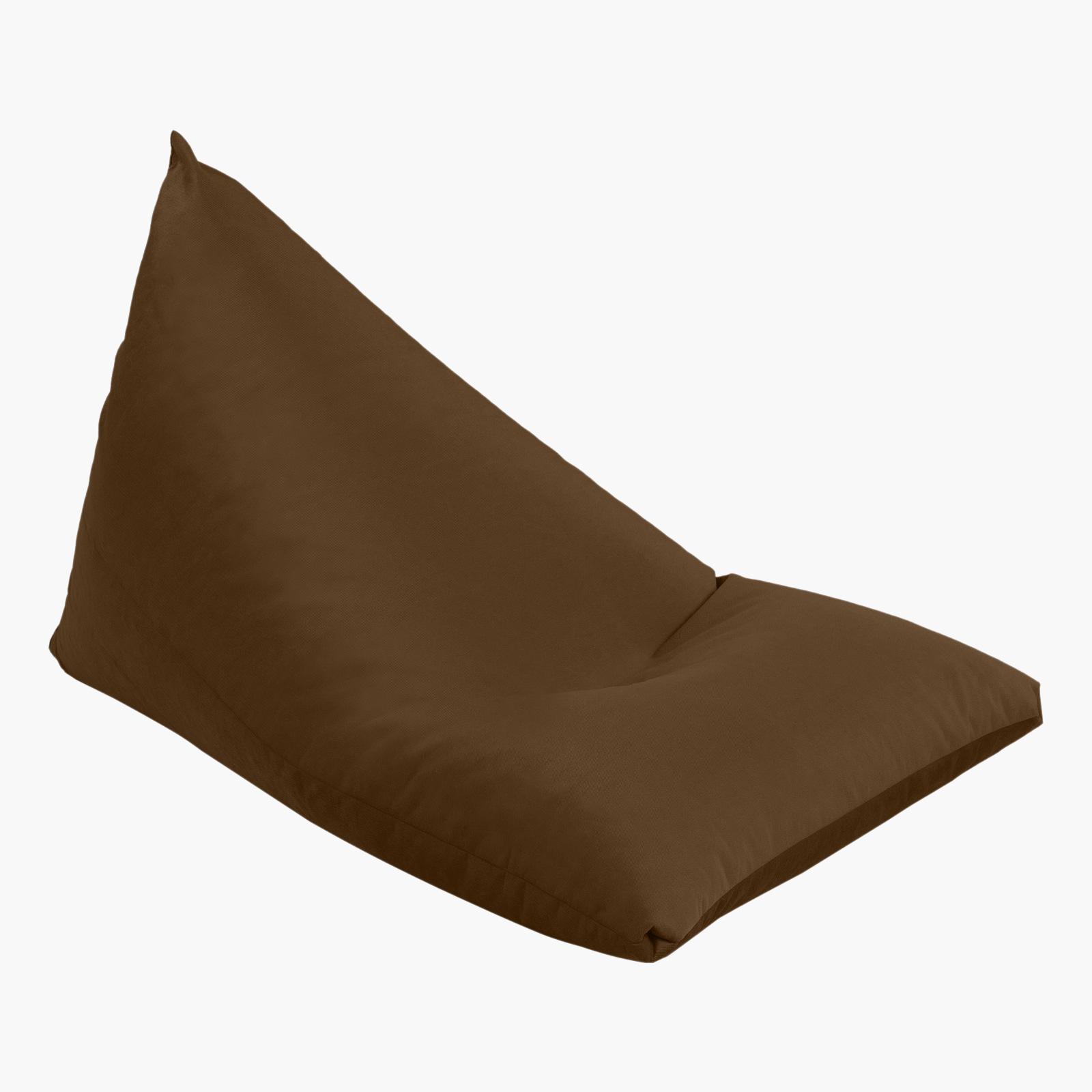 Ilkay Solid Velvet Bean Bag Chair - Large-furniture-sofaandseating-ottomansbeanbagsandpoufs-image-2