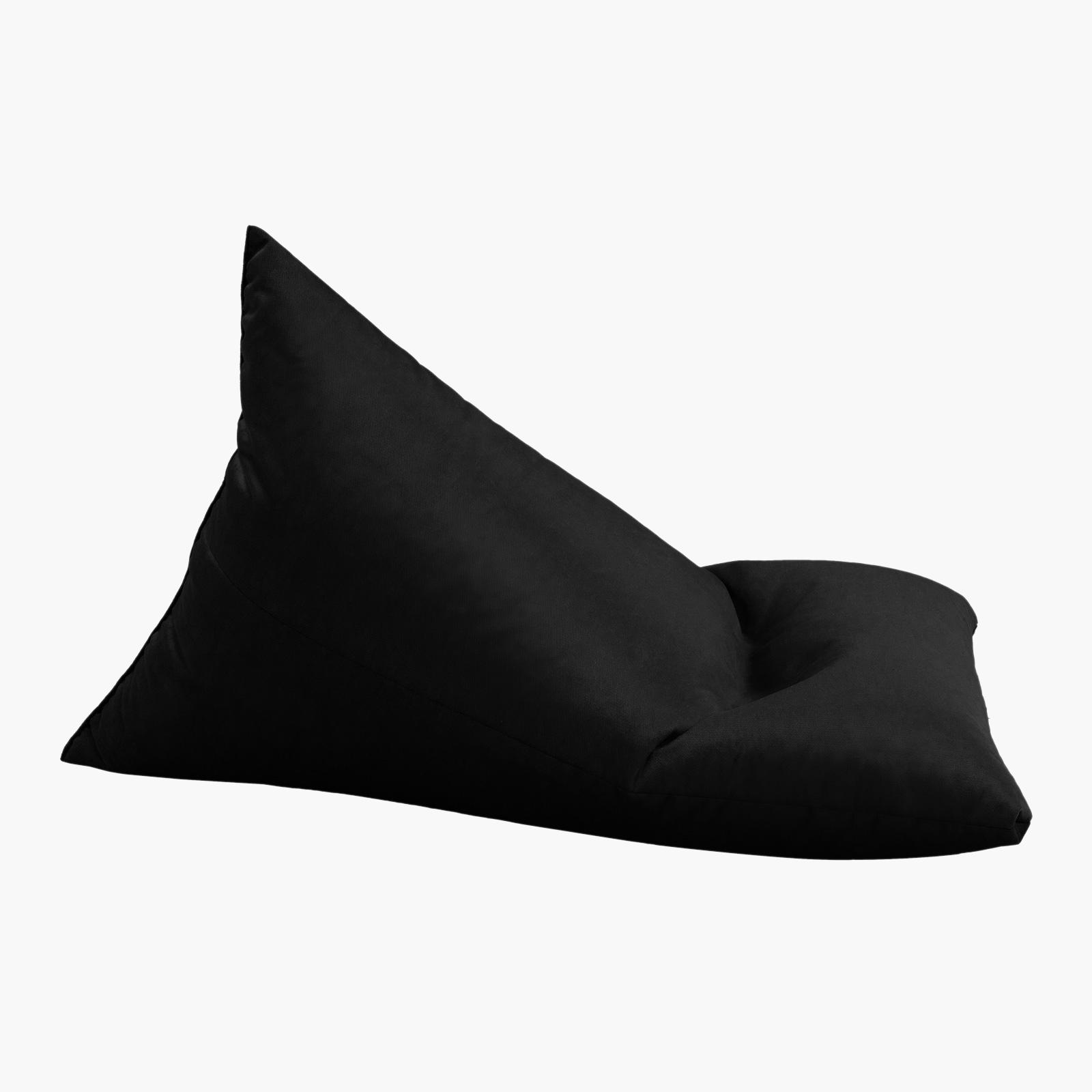 Ilkay Solid Velvet Bean Bag Chair - Large-furniture-sofaandseating-ottomansbeanbagsandpoufs-image-3