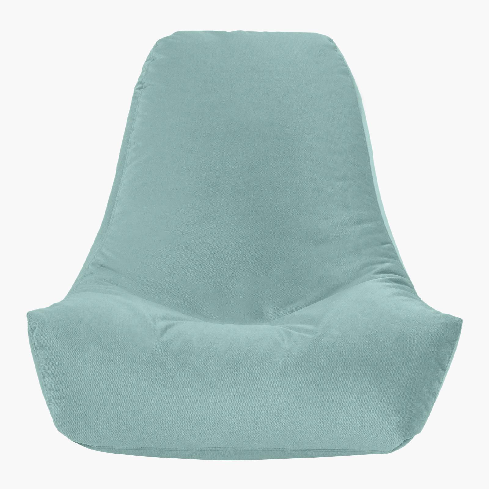 Harvey Solid Velvet Bean Bag Chair - Small-furniture-sofaandseating-ottomansbeanbagsandpoufs-image-3