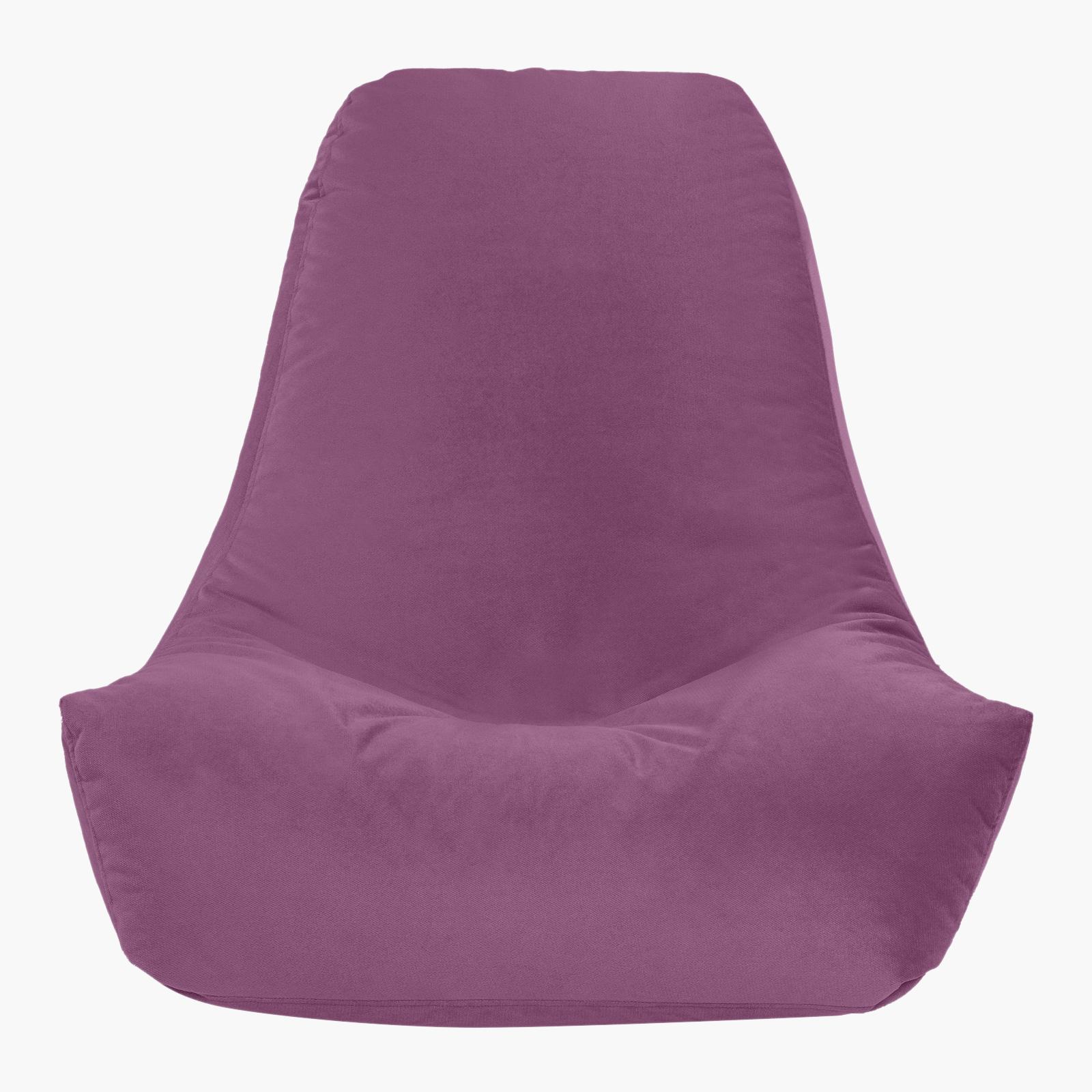 Harvey Solid Velvet Bean Bag Chair - Small-furniture-sofaandseating-ottomansbeanbagsandpoufs-image-3
