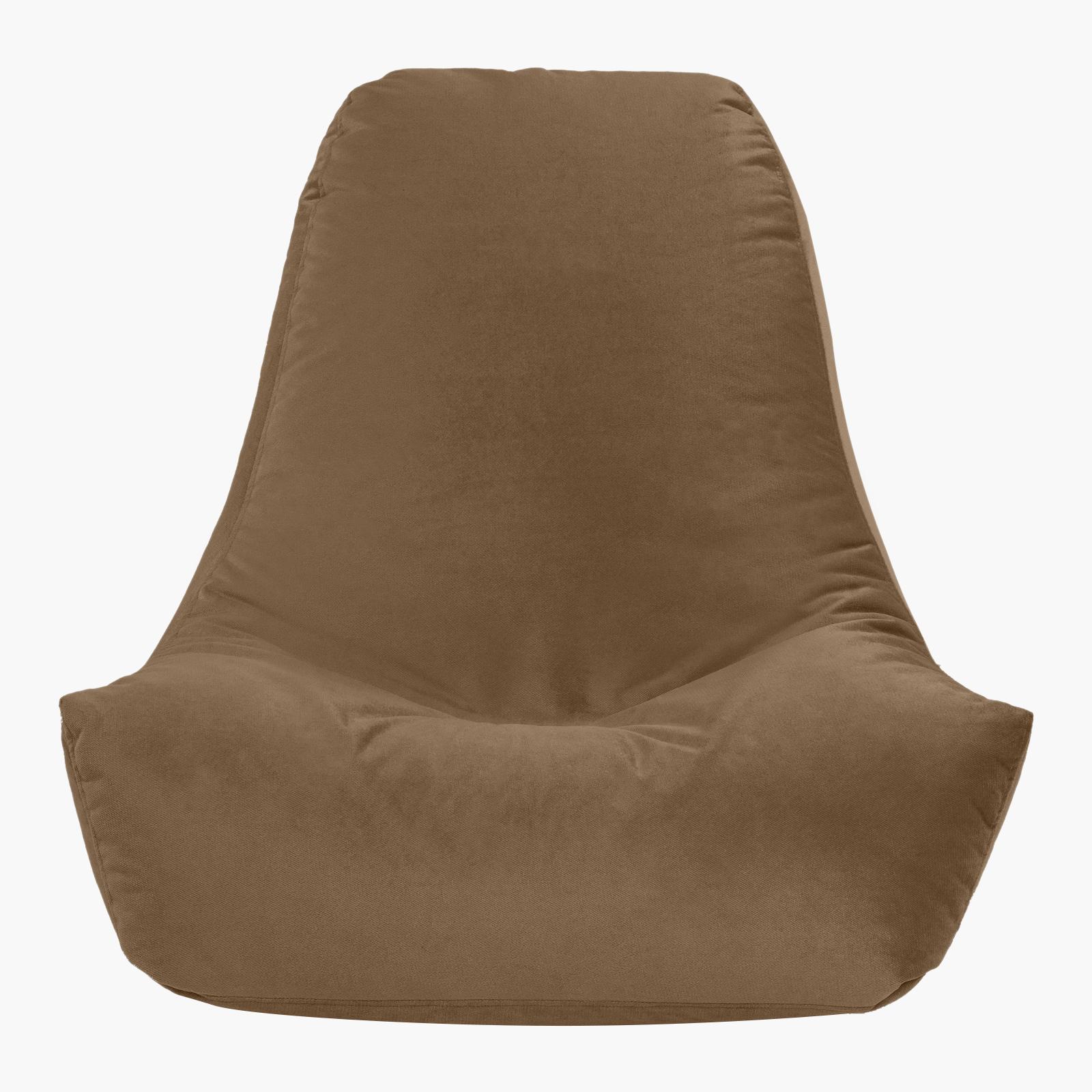 Harvey Solid Velvet Bean Bag Chair - Small-furniture-sofaandseating-ottomansbeanbagsandpoufs-image-3