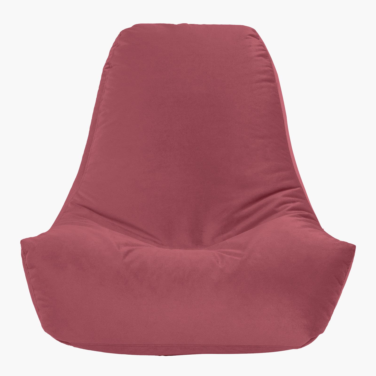 Harvey Solid Velvet Bean Bag Chair - Small-furniture-sofaandseating-ottomansbeanbagsandpoufs-image-3