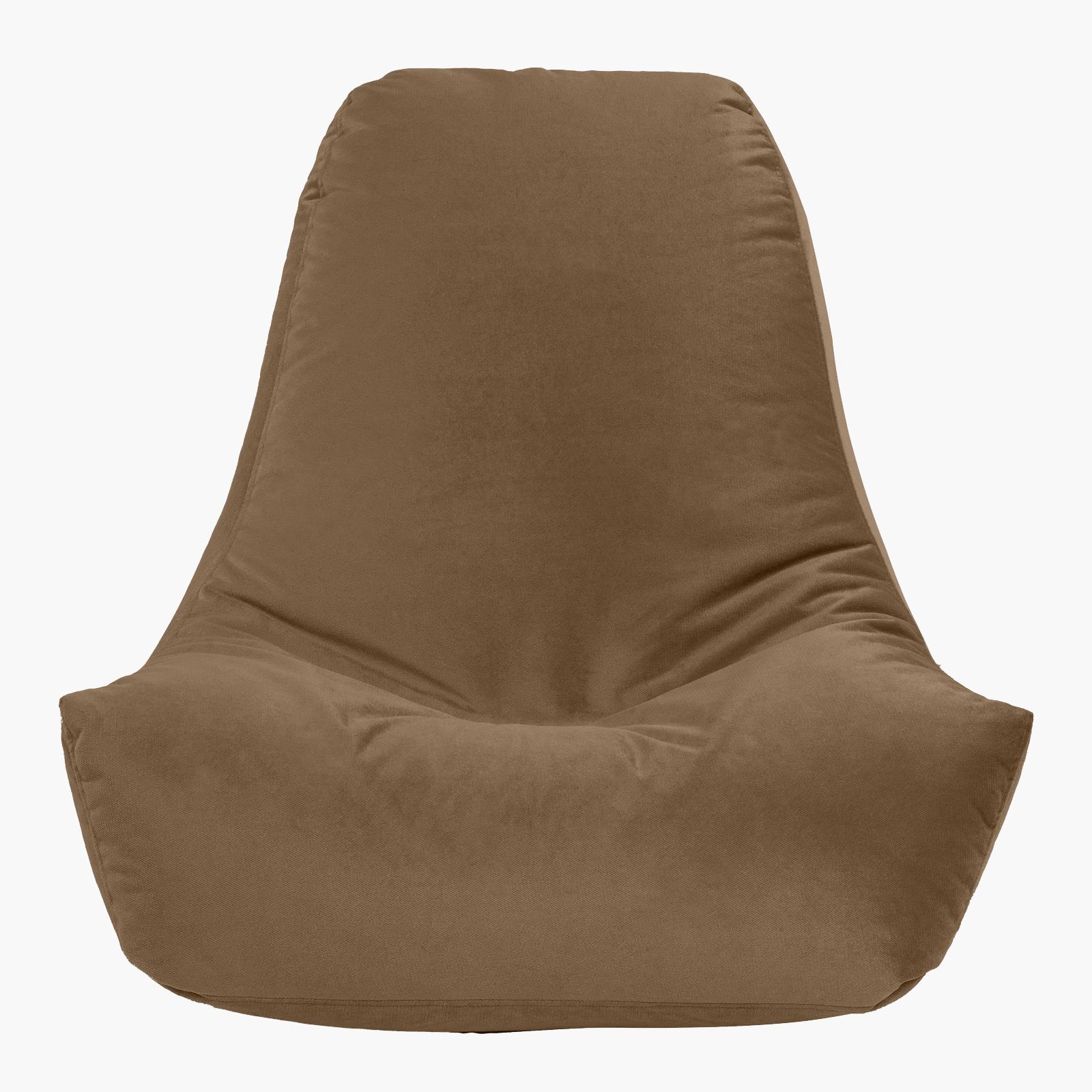 Harvey Solid Velvet Bean Bag Chair - Medium-furniture-sofaandseating-ottomansbeanbagsandpoufs-image-3