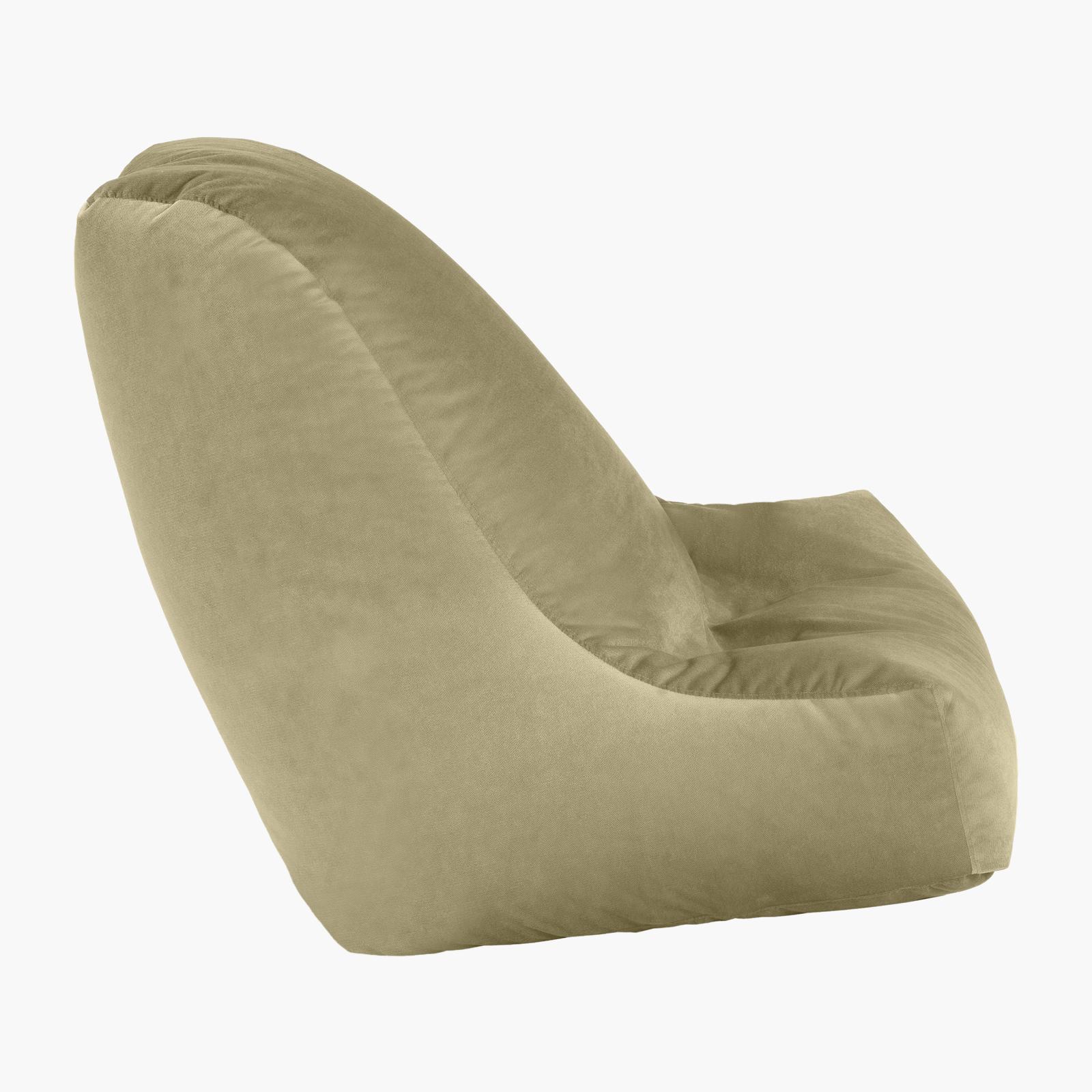 Harvey Solid Velvet Bean Bag Chair - Medium-furniture-sofaandseating-ottomansbeanbagsandpoufs-image-2