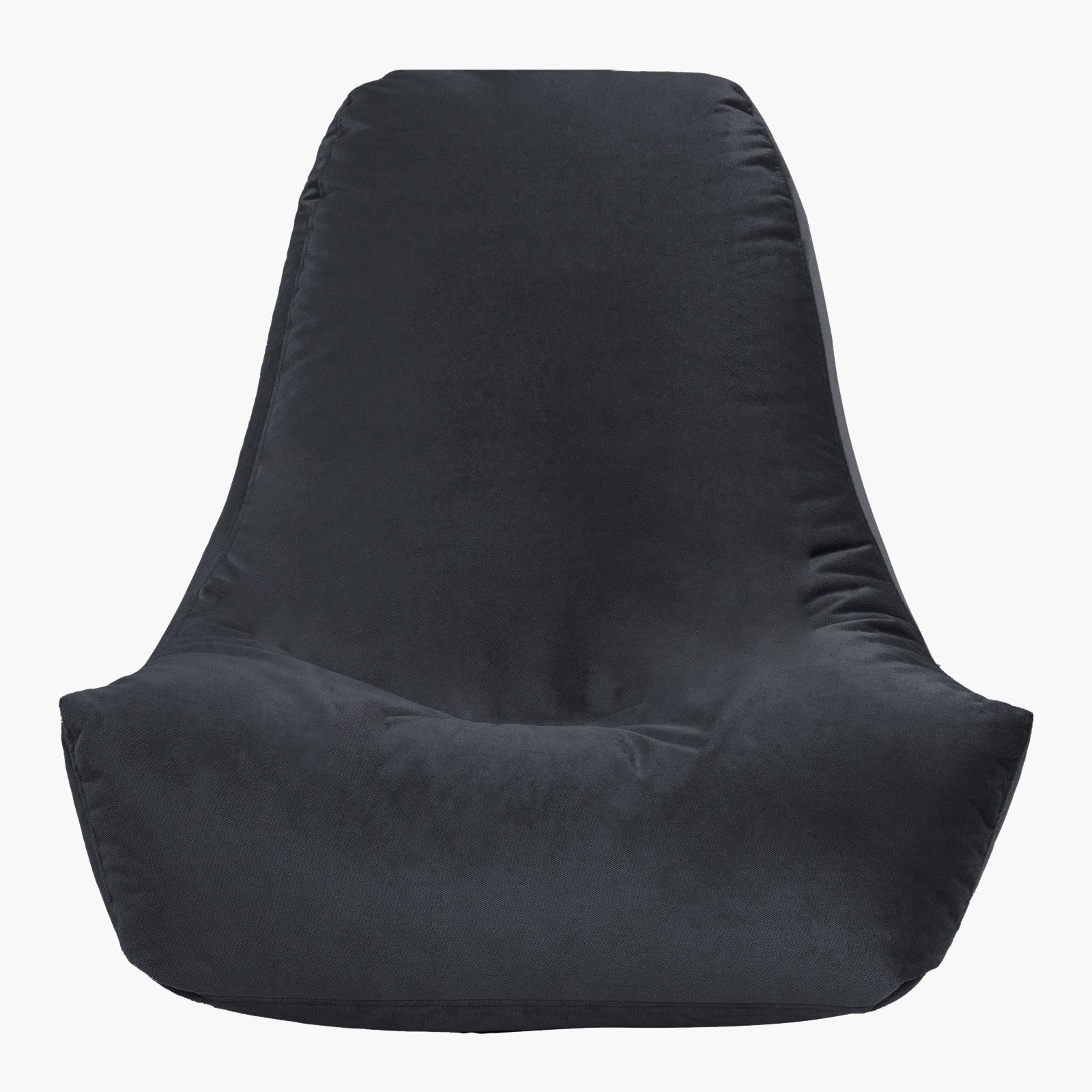 Harvey Solid Velvet Bean Bag Chair - Medium-furniture-sofaandseating-ottomansbeanbagsandpoufs-image-3