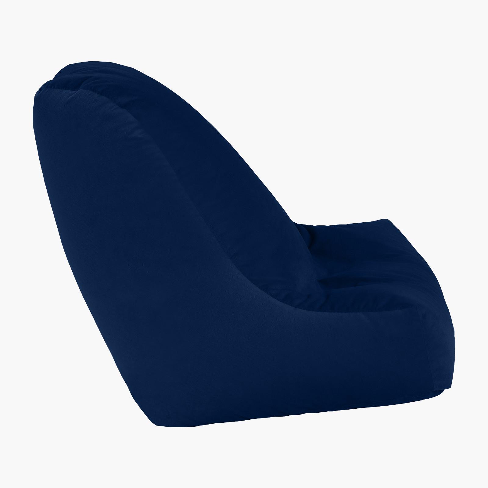 Harvey Solid Velvet Bean Bag Chair - Medium-furniture-sofaandseating-ottomansbeanbagsandpoufs-image-2