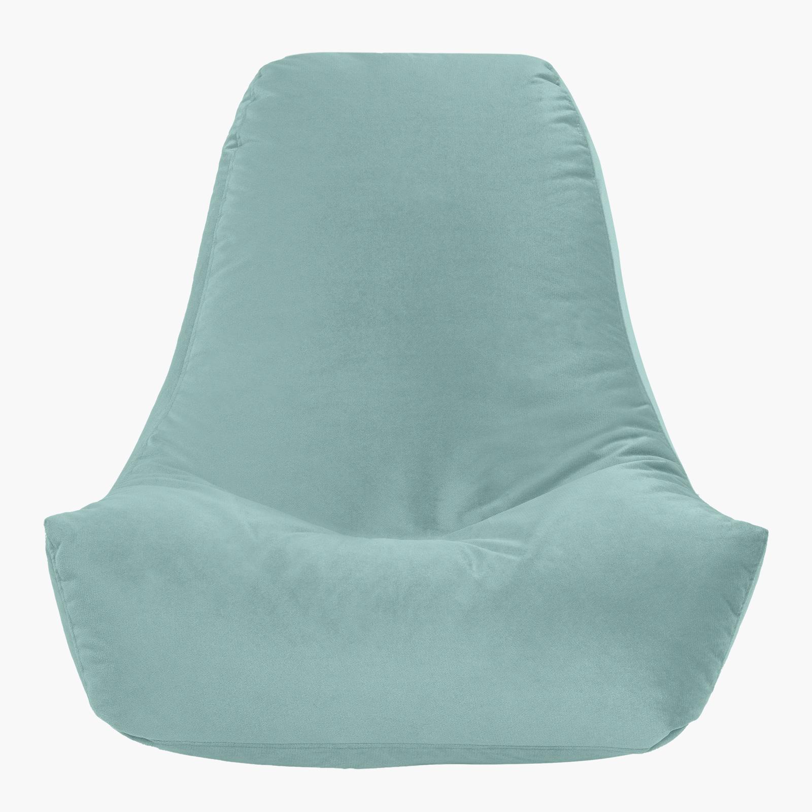 Harvey Solid Velvet Bean Bag Chair - Large-furniture-sofaandseating-ottomansbeanbagsandpoufs-image-3