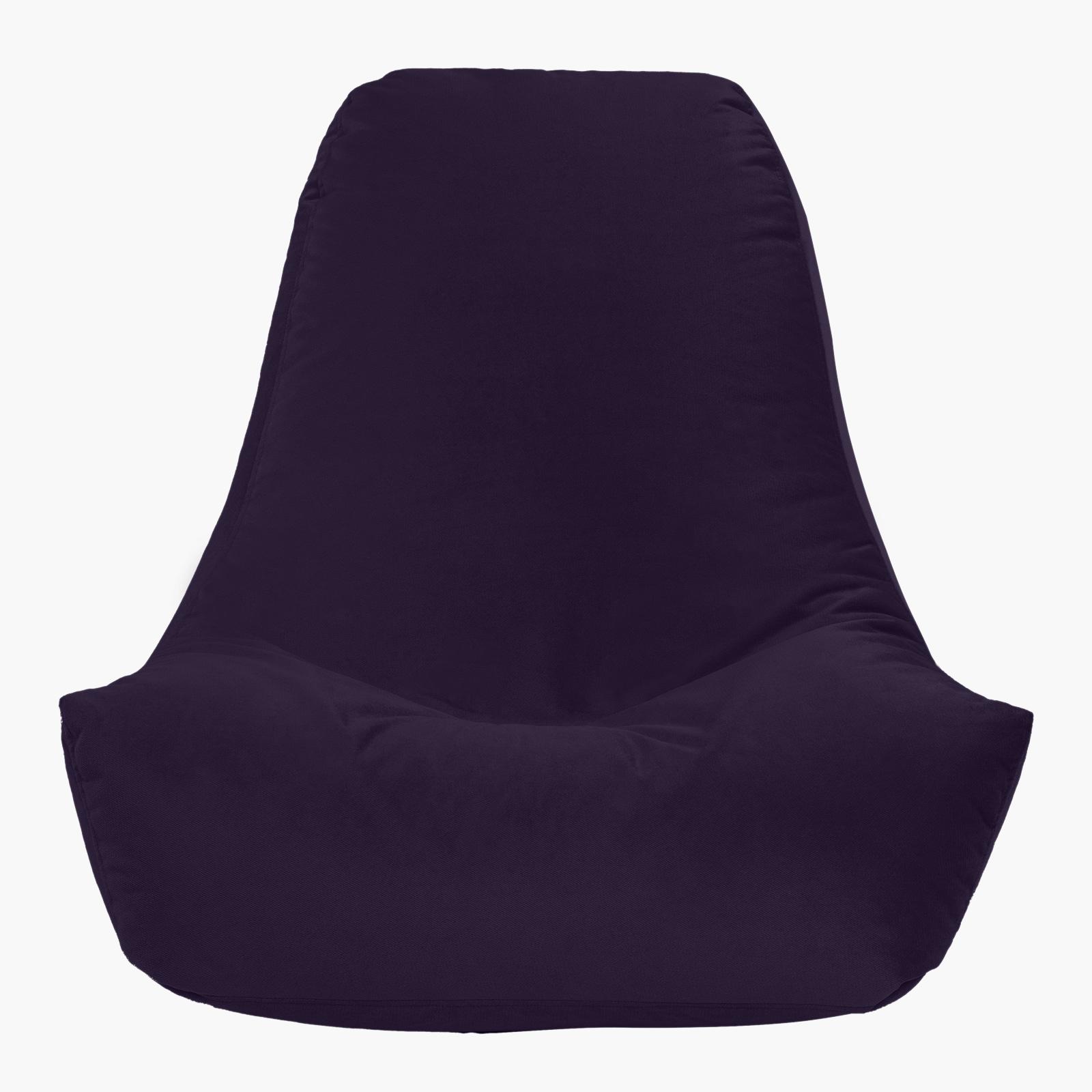 Harvey Solid Velvet Bean Bag Chair - Large-furniture-sofaandseating-ottomansbeanbagsandpoufs-image-3
