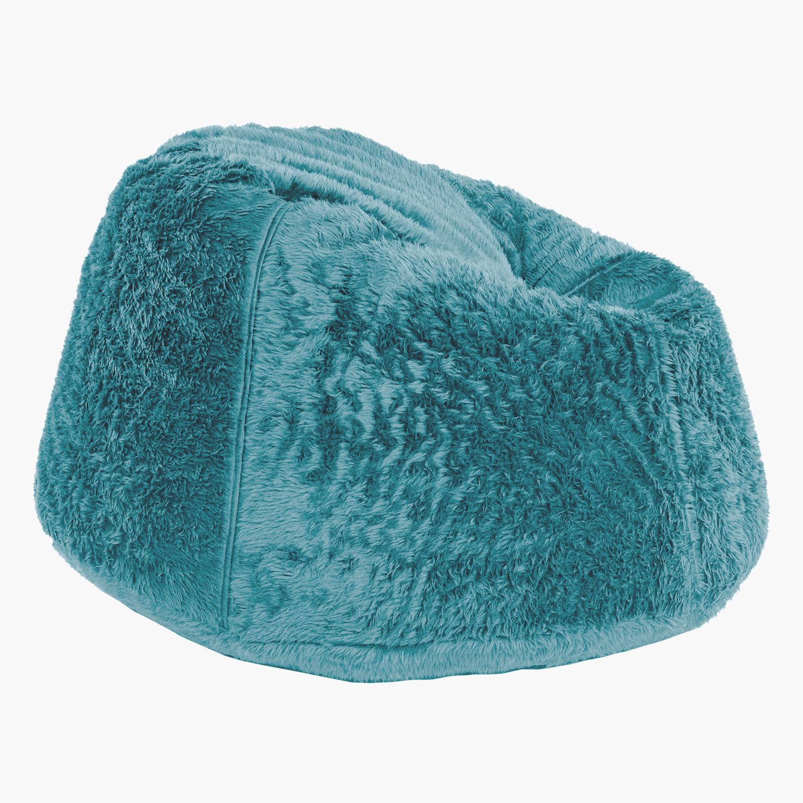 Kempes Fur Bean Bag Chair - Small-furniture-sofaandseating-ottomansbeanbagsandpoufs-image-3