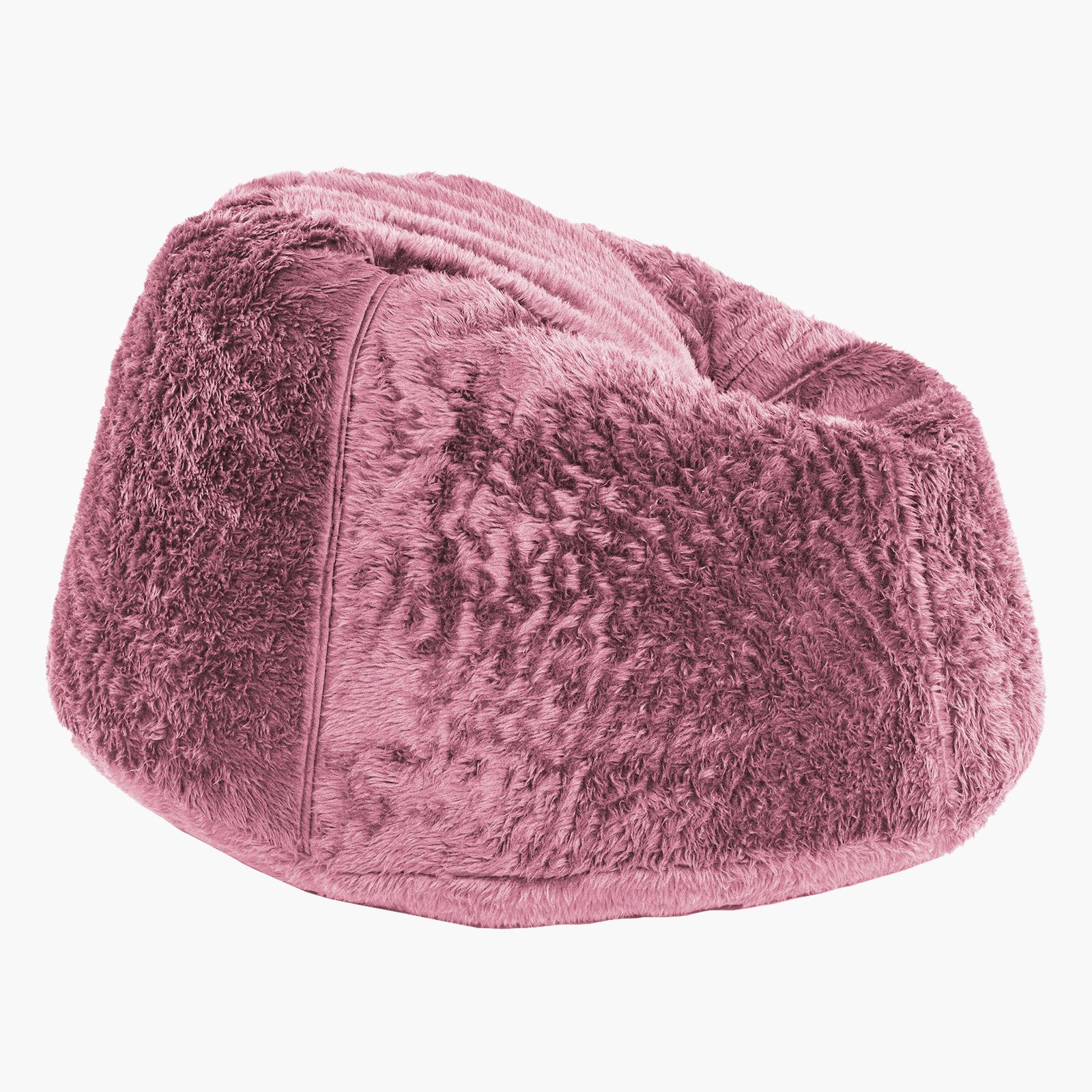 Kempes Fur Bean Bag Chair - Small-furniture-sofaandseating-ottomansbeanbagsandpoufs-image-3