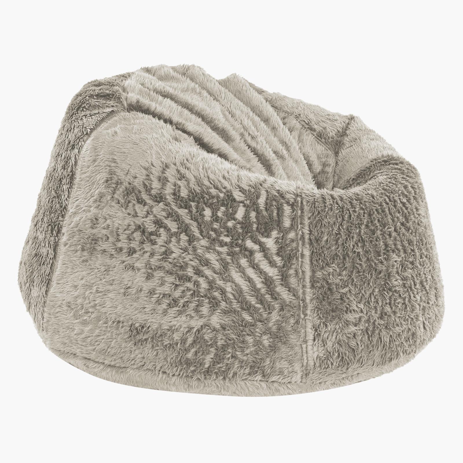 Kempes Fur Bean Bag Chair - Small-furniture-sofaandseating-ottomansbeanbagsandpoufs-image-2