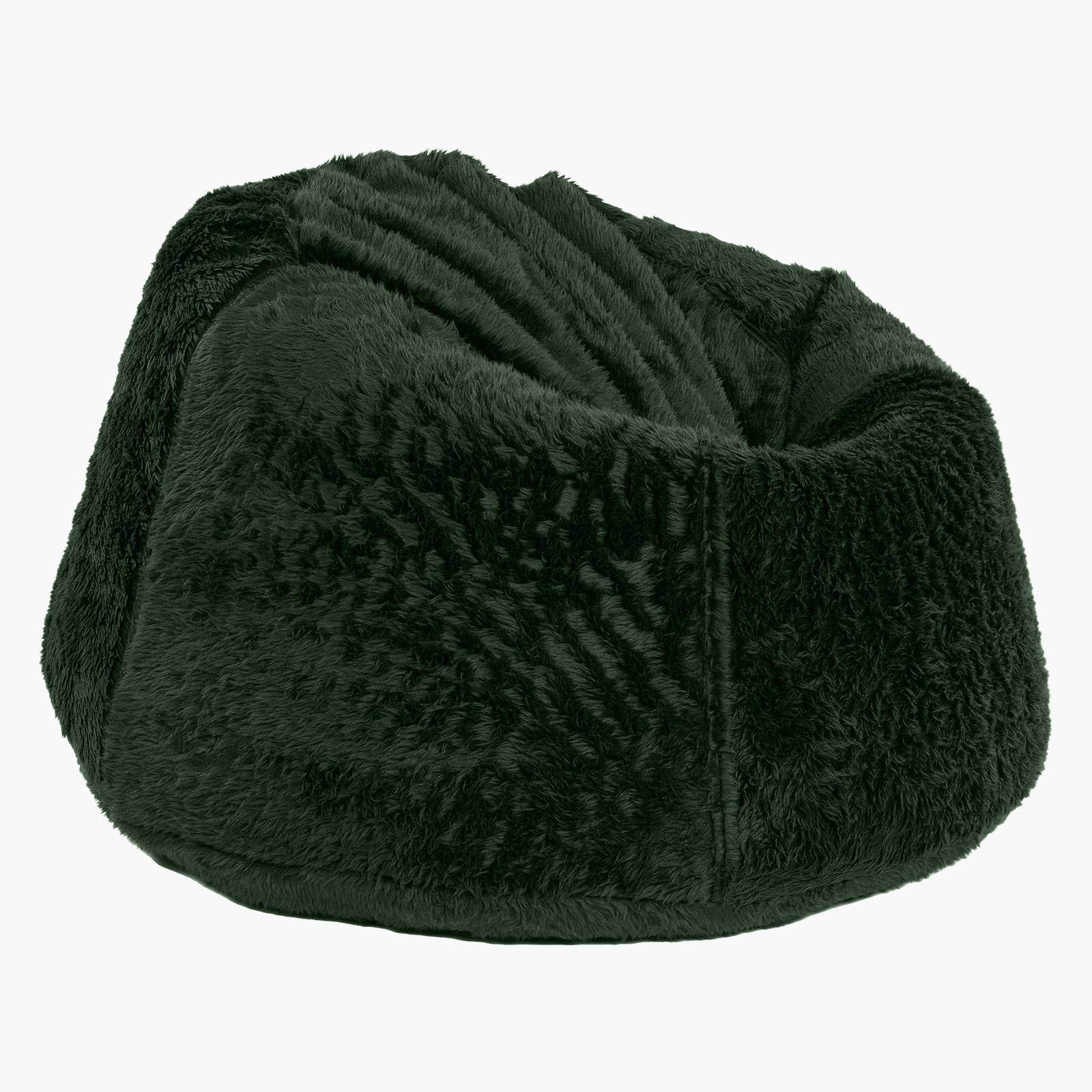 Kempes Fur Bean Bag Chair - Small-furniture-sofaandseating-ottomansbeanbagsandpoufs-image-2