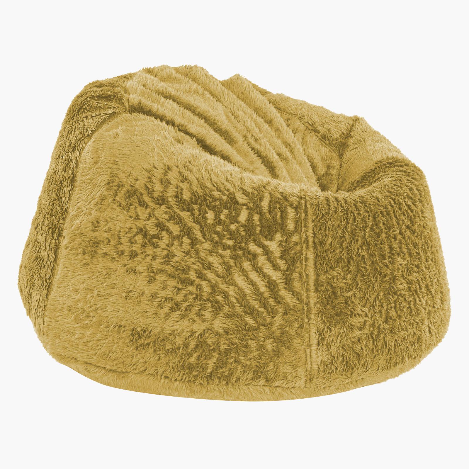 Kempes Fur Bean Bag Chair - Small-furniture-sofaandseating-ottomansbeanbagsandpoufs-image-2