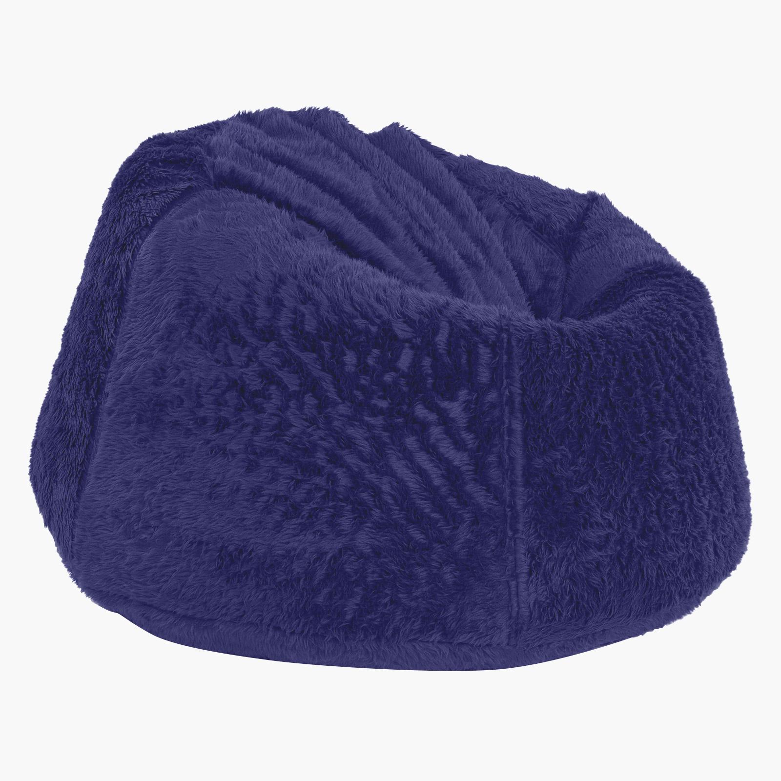 Kempes Fur Bean Bag Chair - Small-furniture-sofaandseating-ottomansbeanbagsandpoufs-image-2
