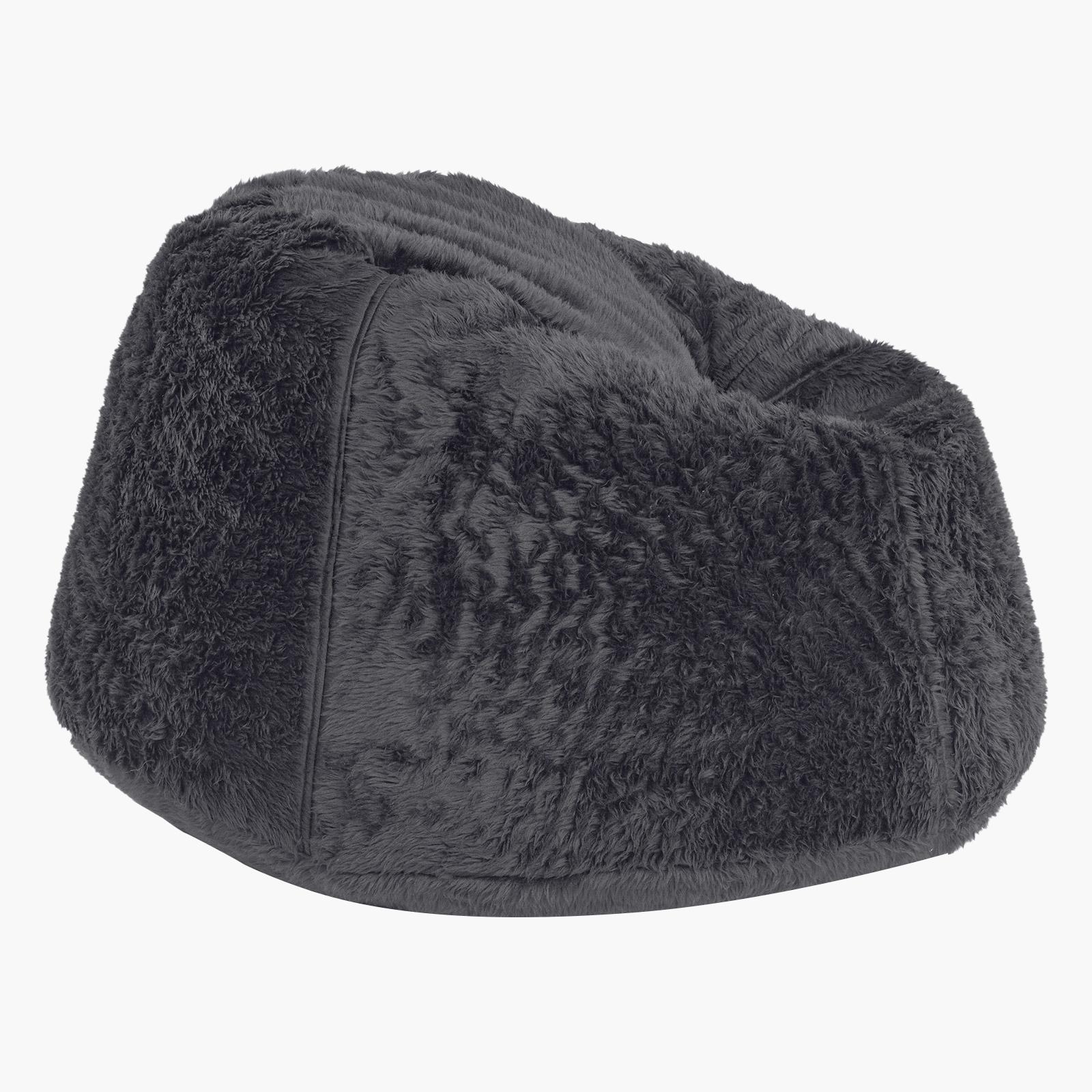 Kempes Fur Bean Bag Chair - Small-furniture-sofaandseating-ottomansbeanbagsandpoufs-image-3