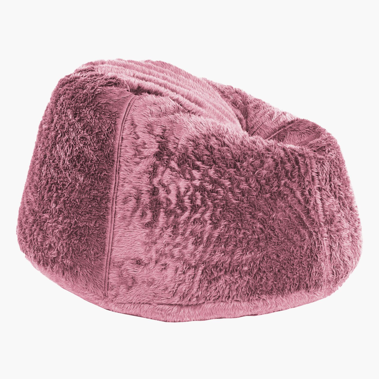 Kempes Textured Fur Bean Bag Chair - Medium-furniture-sofaandseating-ottomansbeanbagsandpoufs-image-3
