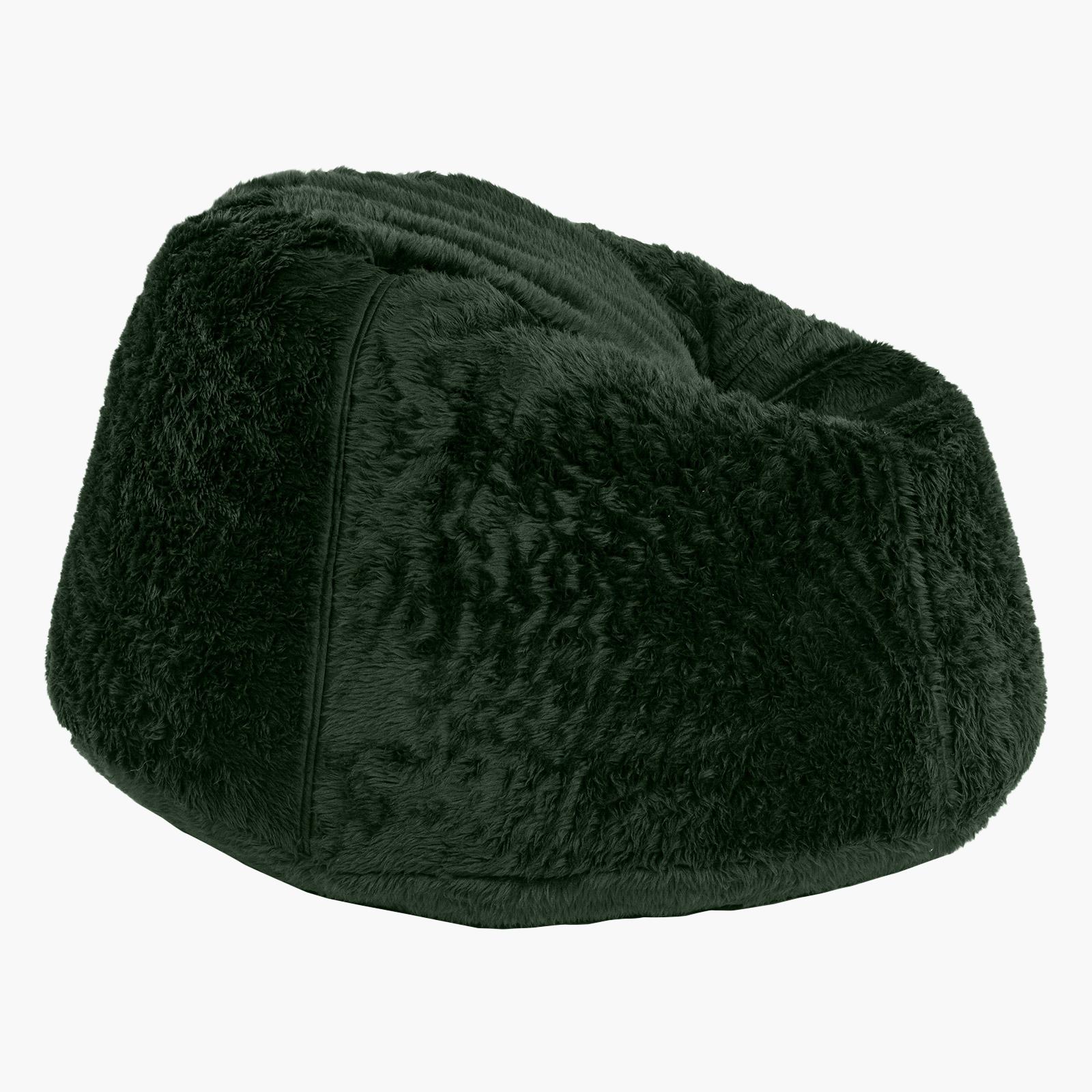 Kempes Textured Fur Bean Bag Chair - Medium-furniture-sofaandseating-ottomansbeanbagsandpoufs-image-3