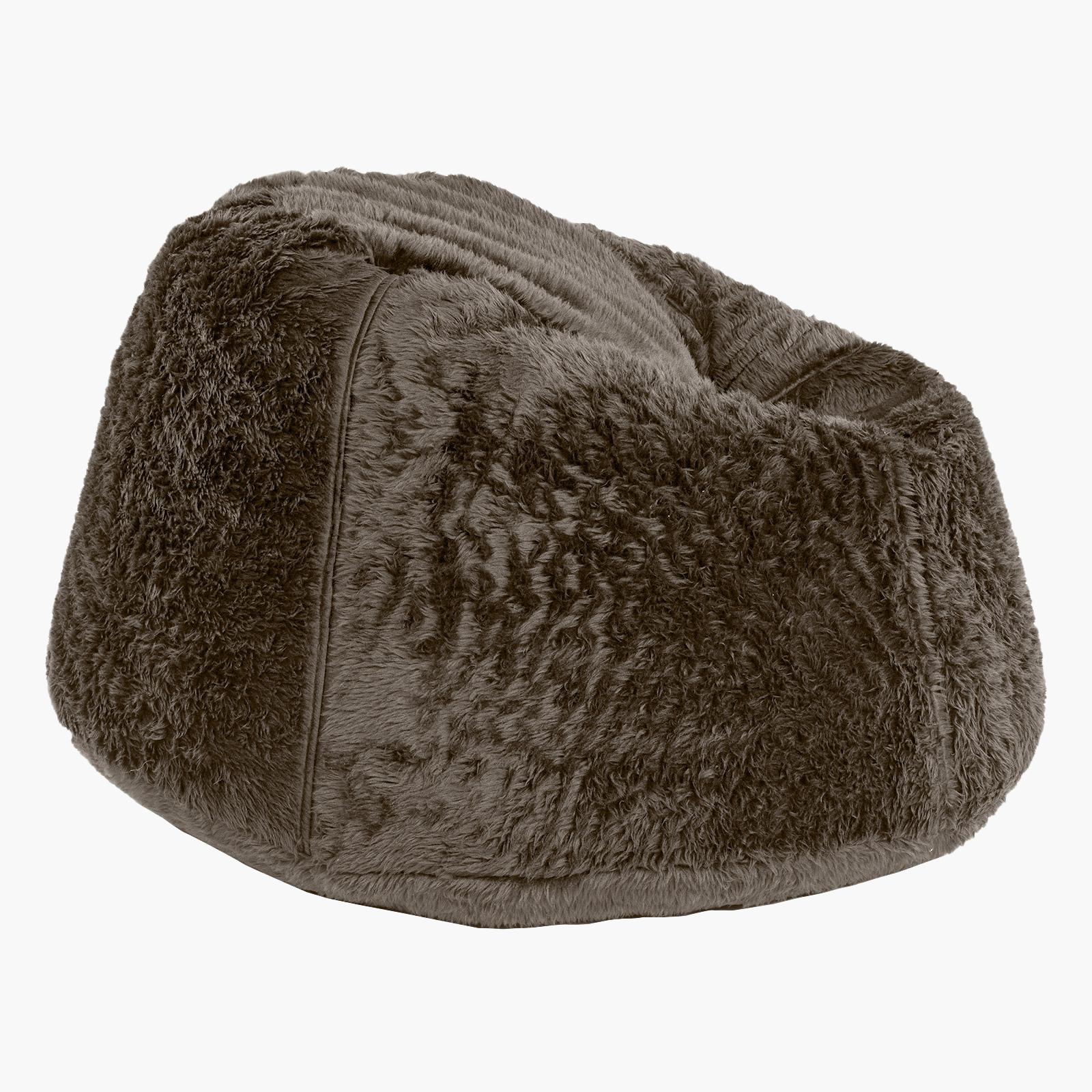 Kempes Textured Fur Bean Bag Chair - Medium-furniture-sofaandseating-ottomansbeanbagsandpoufs-image-3