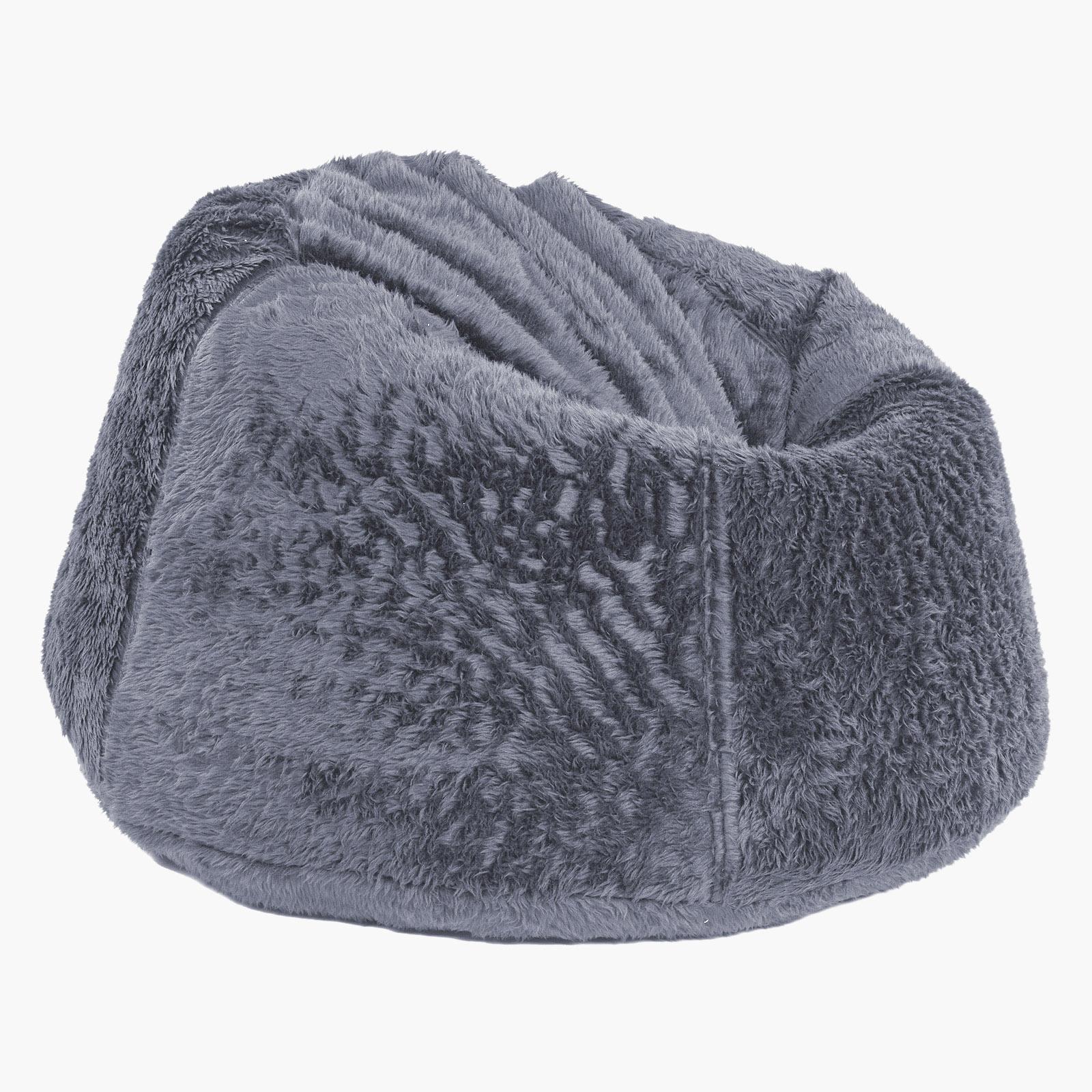 Kempes Fur Bean Bag Chair - Large-furniture-sofaandseating-ottomansbeanbagsandpoufs-image-2