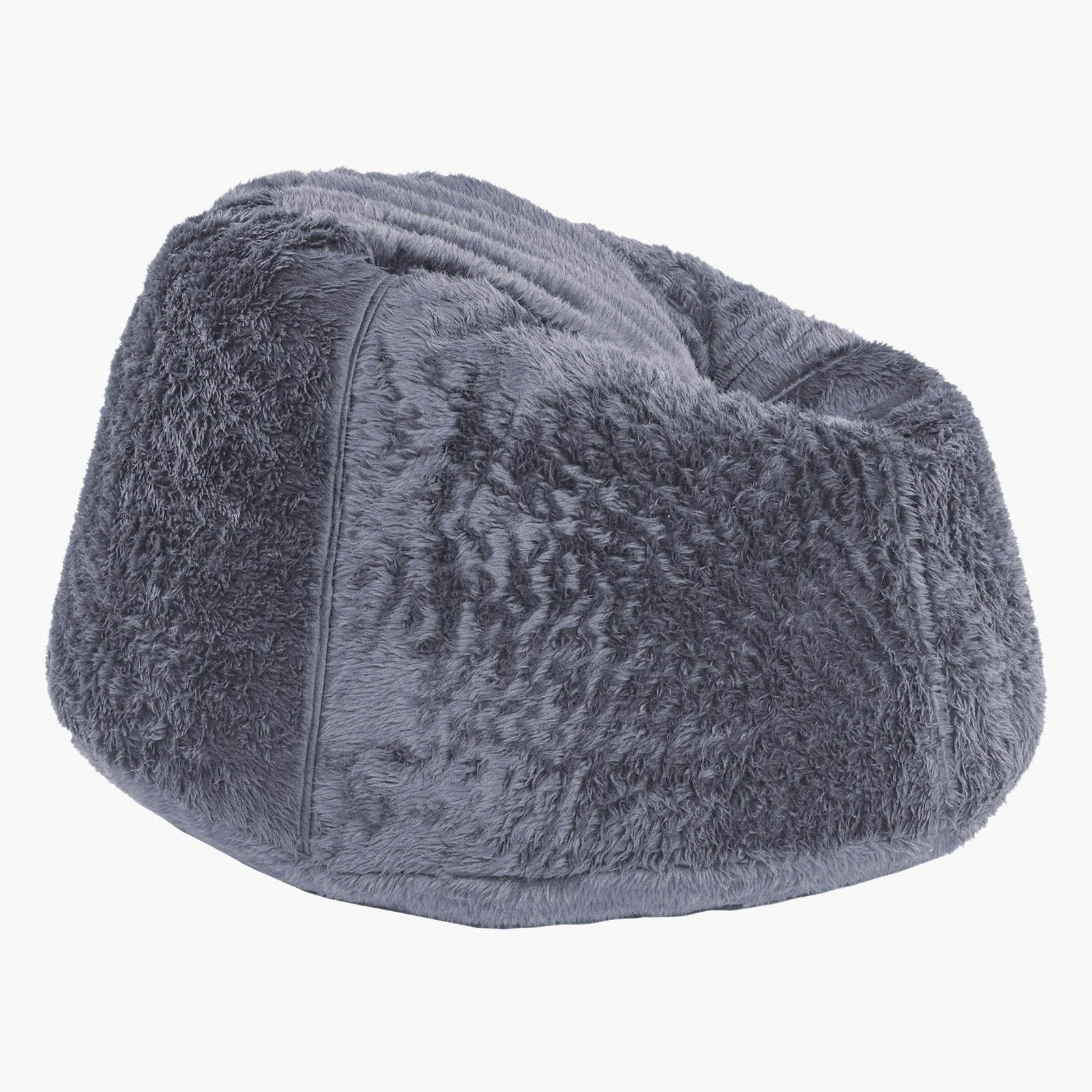 Kempes Fur Bean Bag Chair - Large-furniture-sofaandseating-ottomansbeanbagsandpoufs-image-3