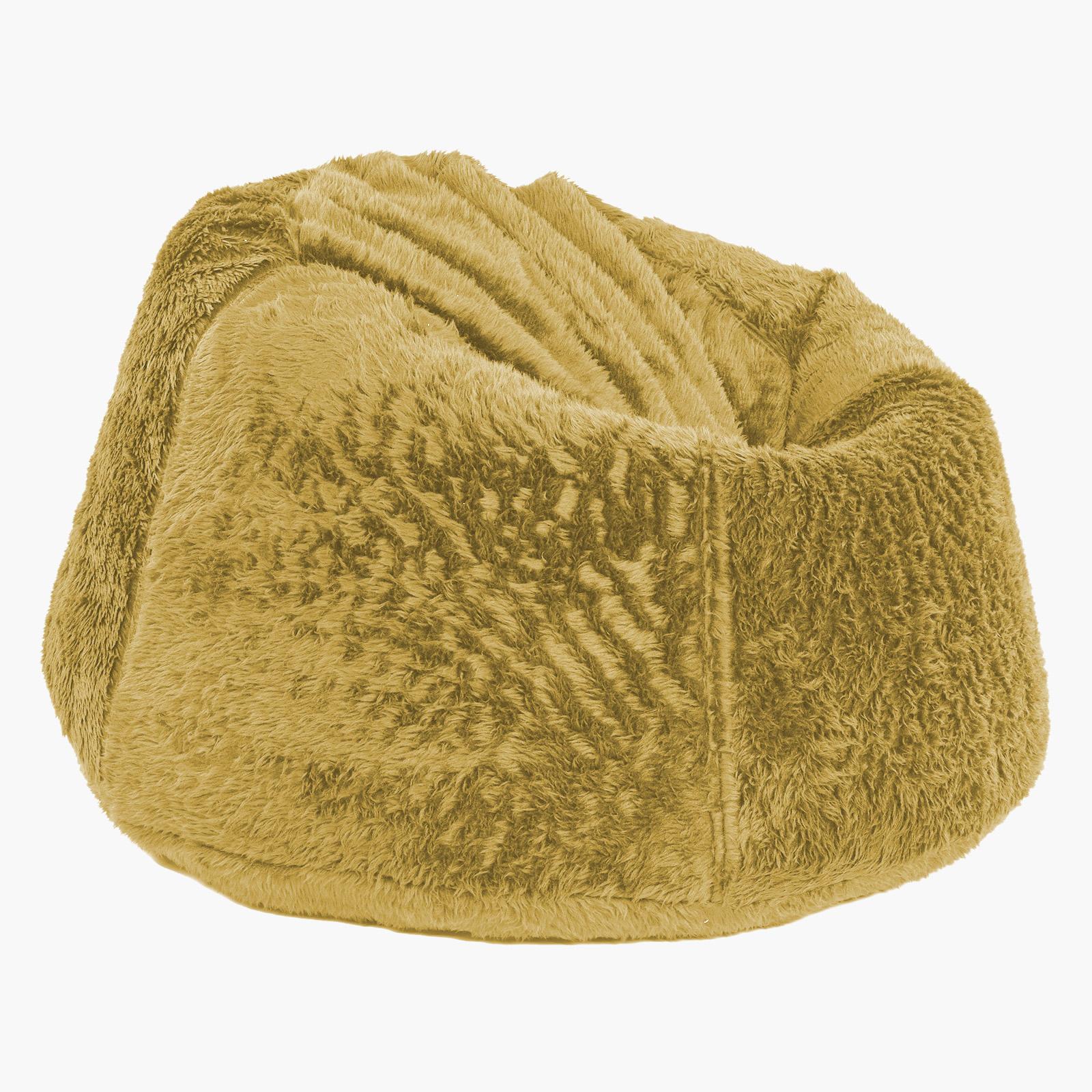 Kempes Fur Bean Bag Chair - Large-furniture-sofaandseating-ottomansbeanbagsandpoufs-image-2