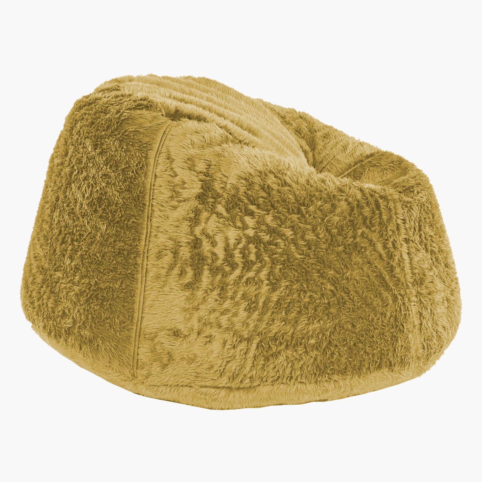 Kempes Fur Bean Bag Chair - Large-furniture-sofaandseating-ottomansbeanbagsandpoufs-image-3