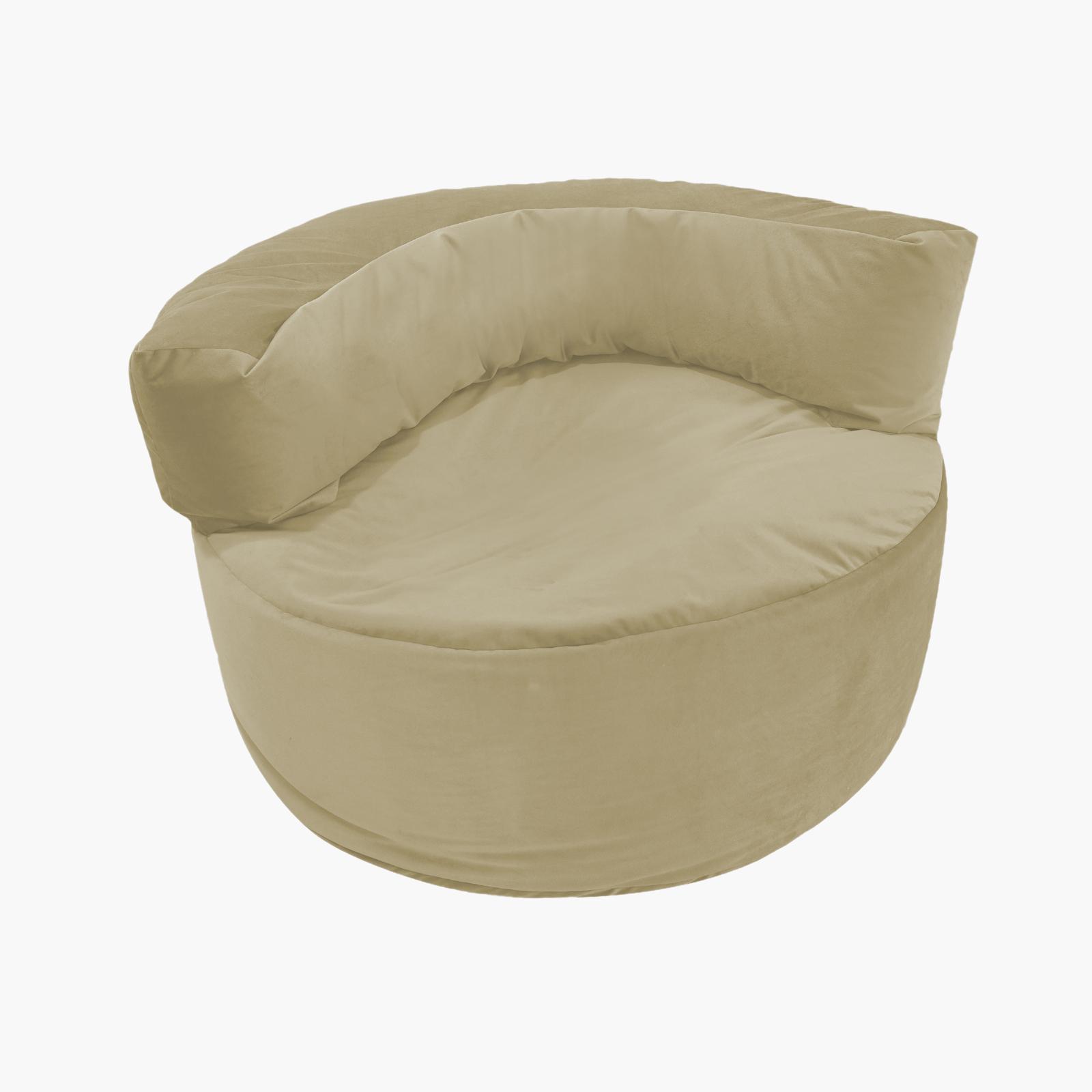 Julie Solid Velvet Bean Bag Chair-furniture-sofaandseating-ottomansbeanbagsandpoufs-image-1