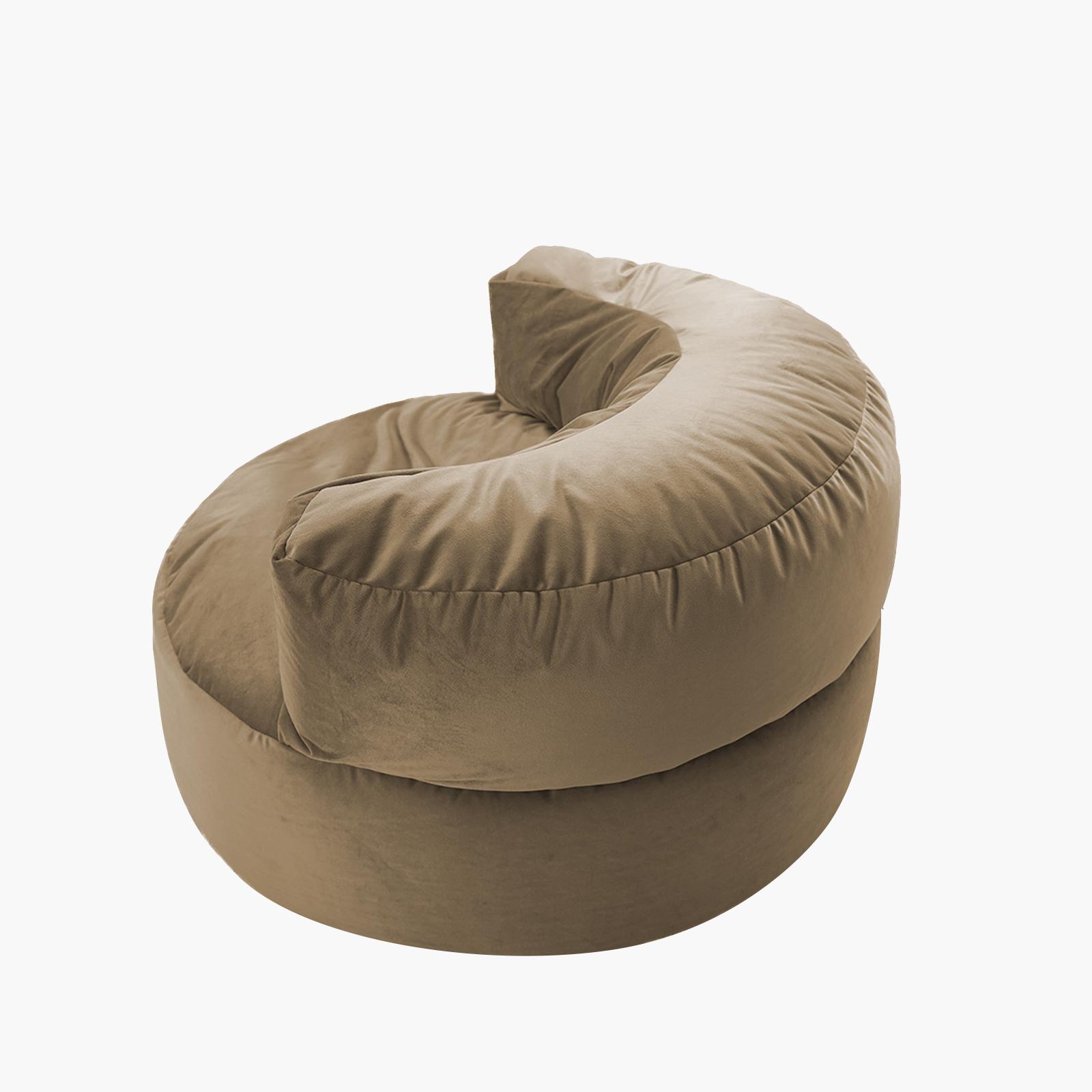 Julie Solid Velvet Bean Bag Chair-furniture-sofaandseating-ottomansbeanbagsandpoufs-image-2