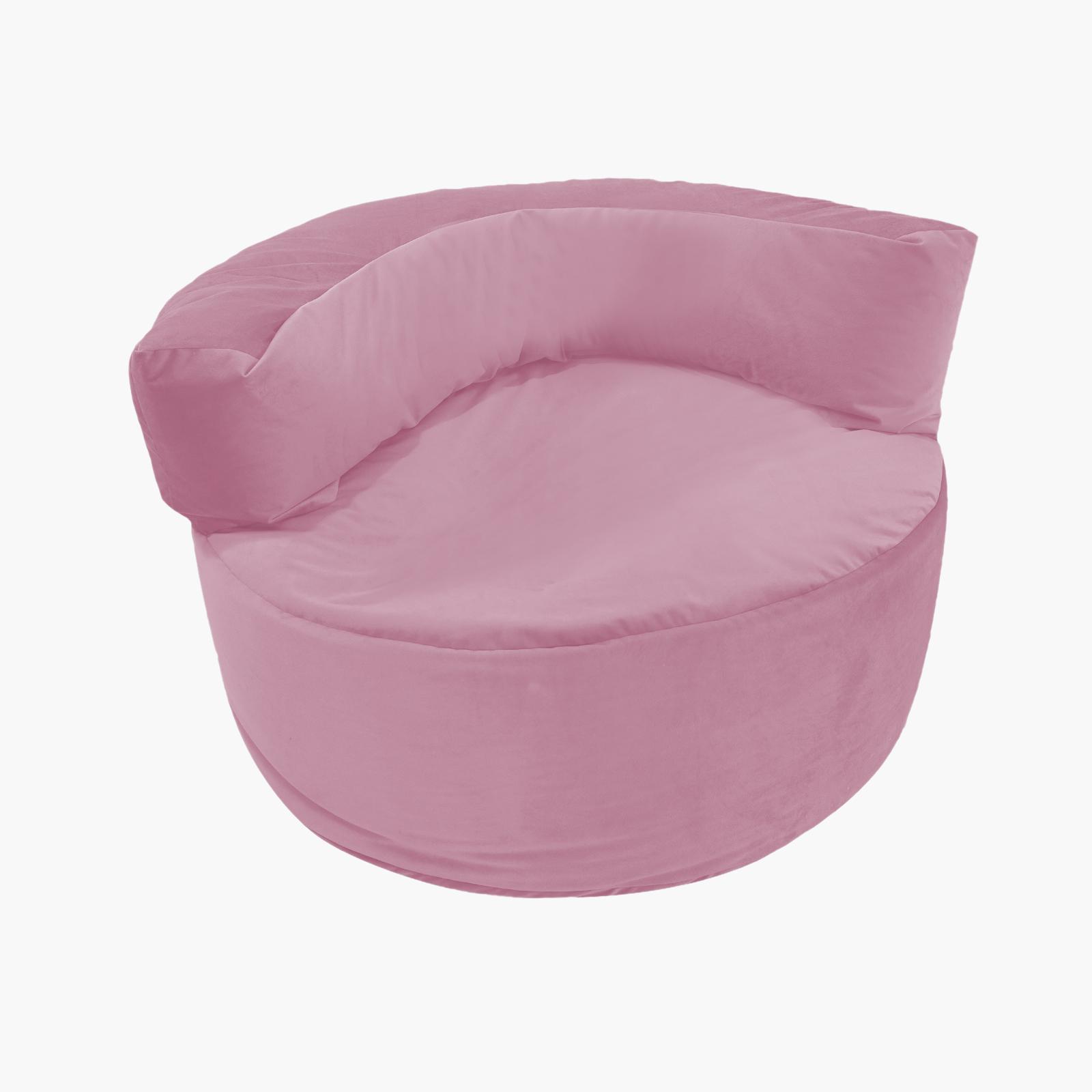 Julie Solid Velvet Bean Bag Chair-furniture-sofaandseating-ottomansbeanbagsandpoufs-image-2