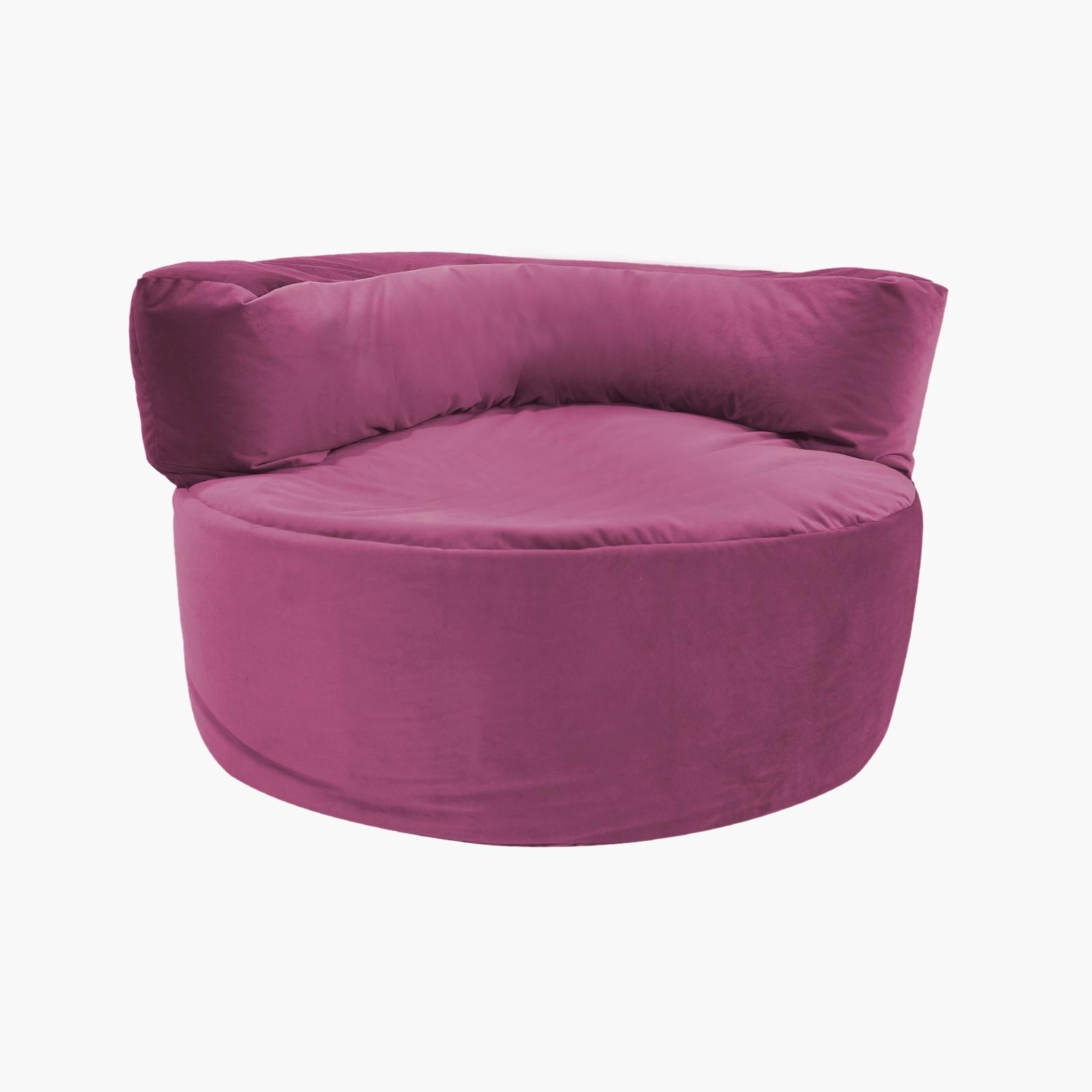 Julie Solid Velvet Bean Bag Chair-furniture-sofaandseating-ottomansbeanbagsandpoufs-image-3