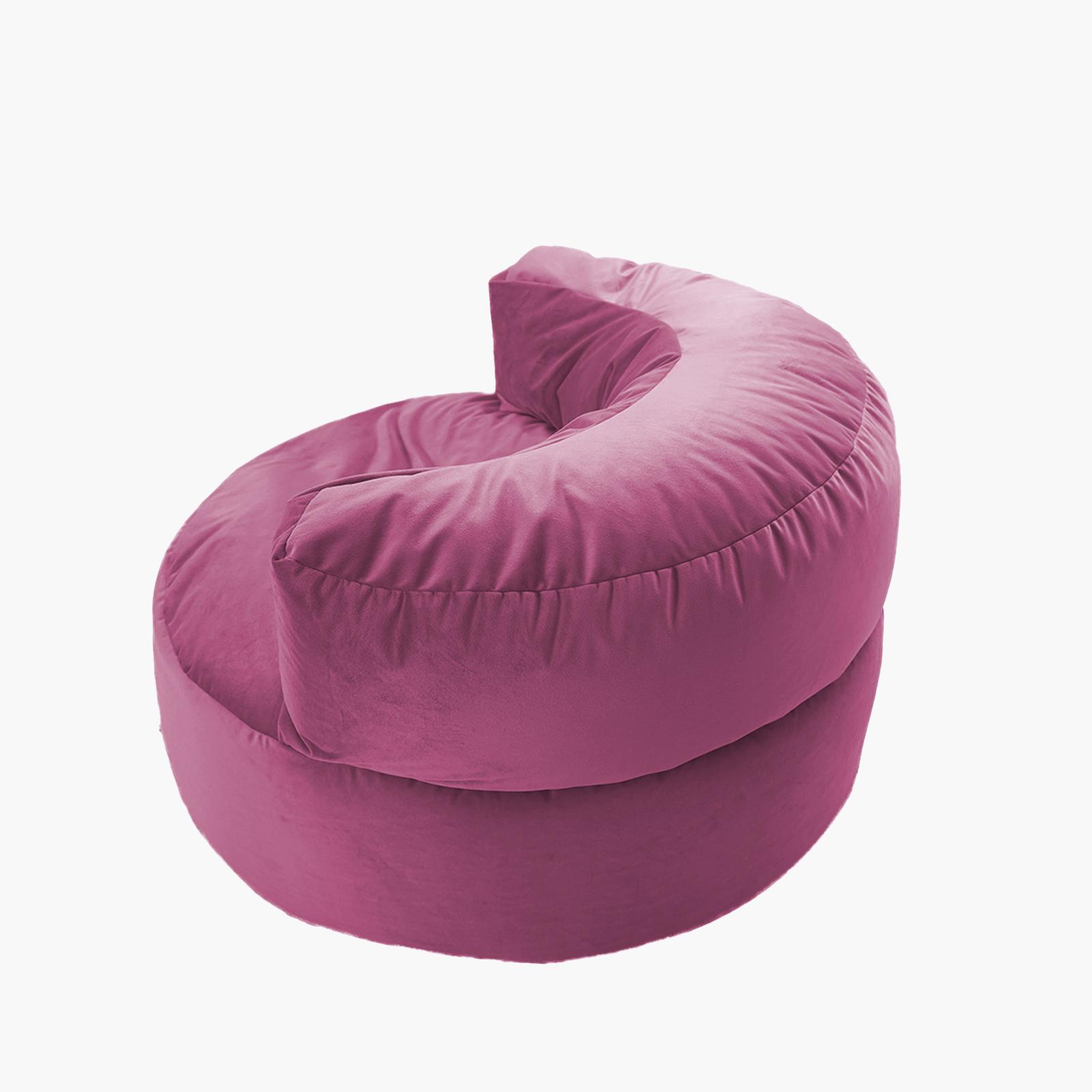 Julie Solid Velvet Bean Bag Chair-furniture-sofaandseating-ottomansbeanbagsandpoufs-image-4