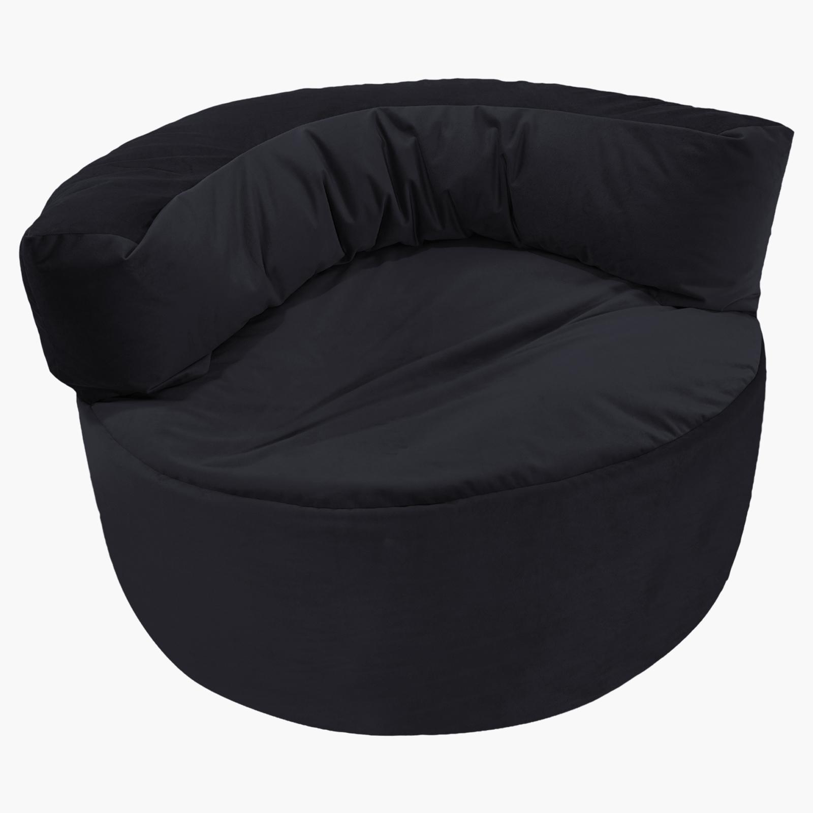Julie Solid Velvet Bean Bag Chair-furniture-sofaandseating-ottomansbeanbagsandpoufs-image-4