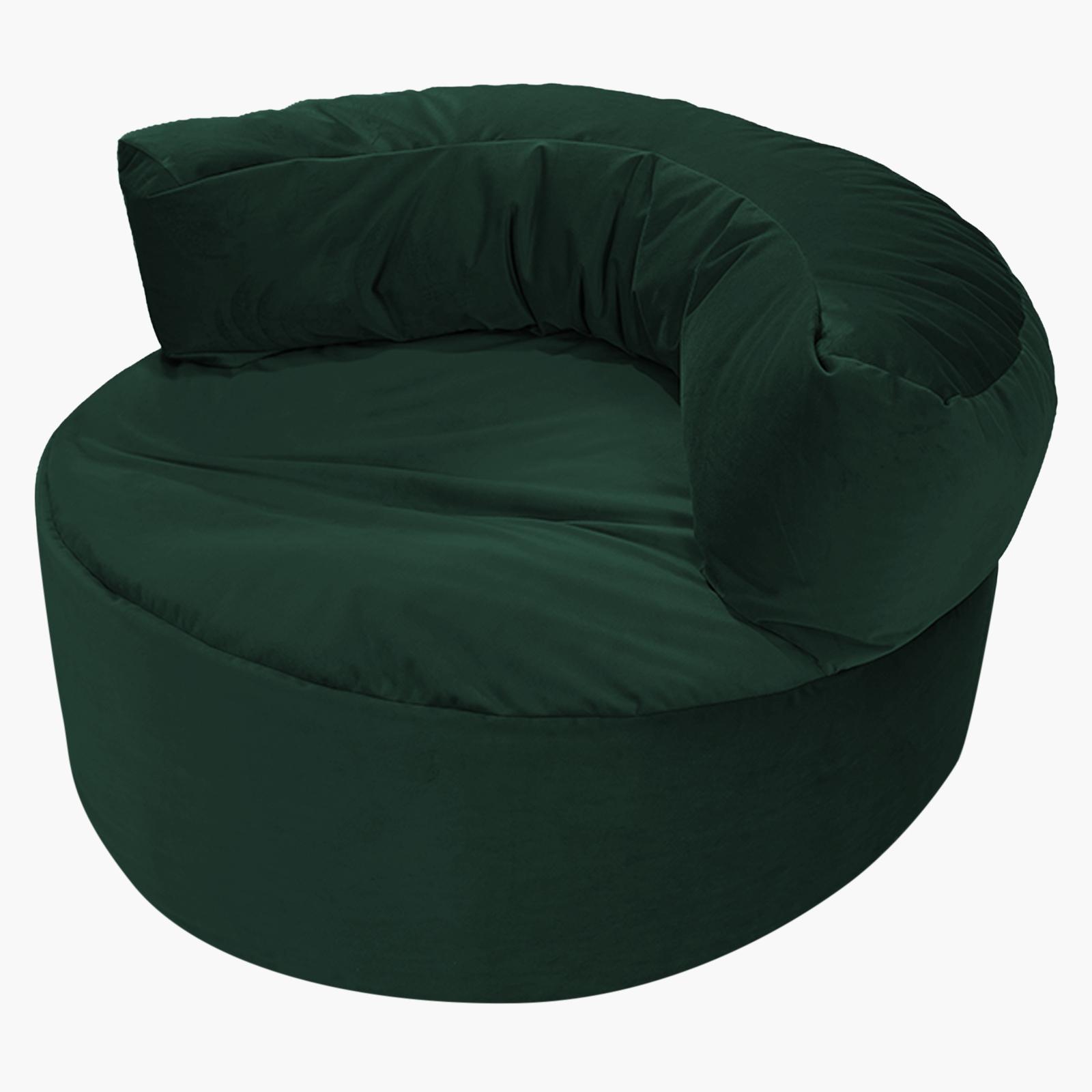 Julie Solid Velvet Bean Bag Chair-furniture-sofaandseating-ottomansbeanbagsandpoufs-image-1