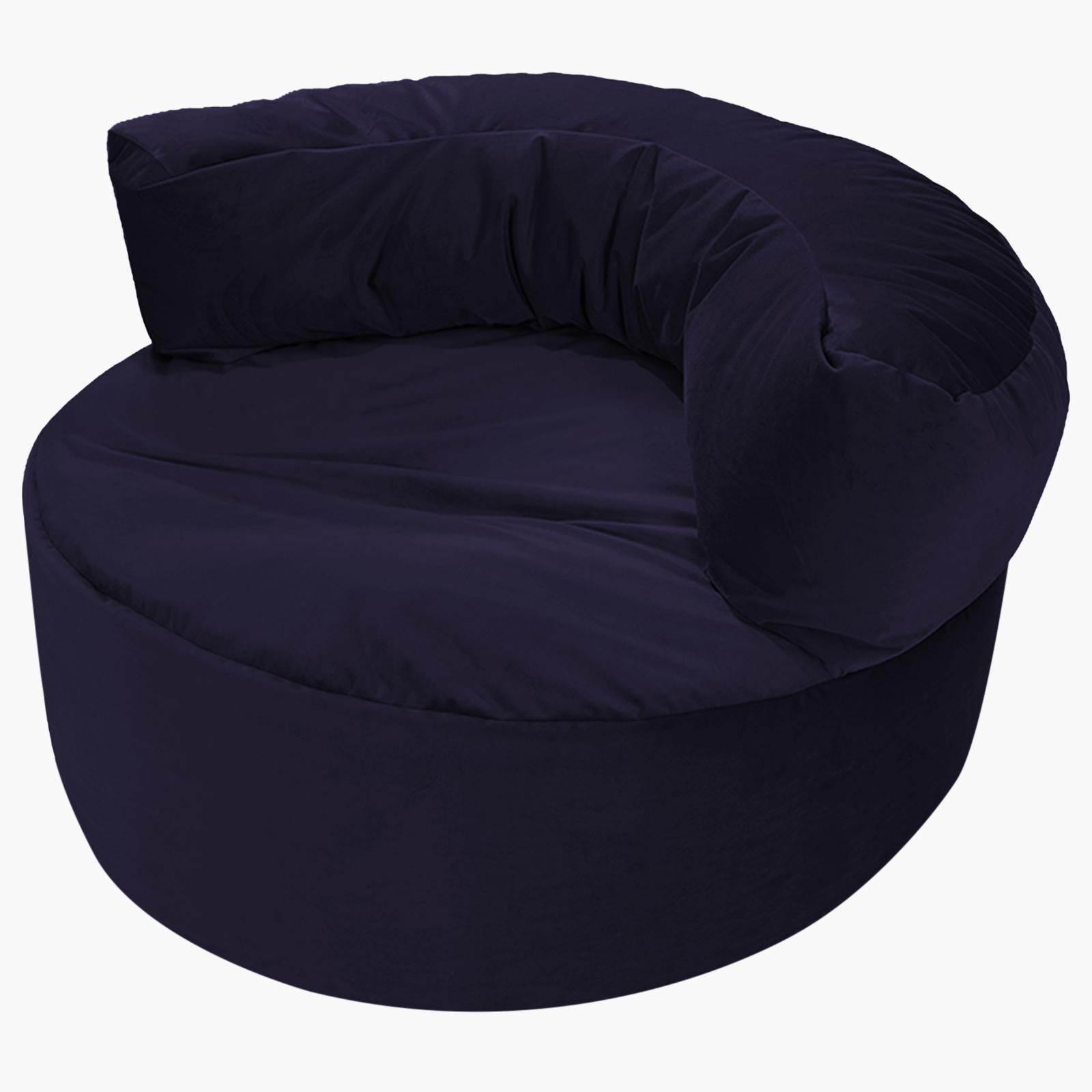 Julie Solid Velvet Bean Bag Chair-furniture-sofaandseating-ottomansbeanbagsandpoufs-image-1