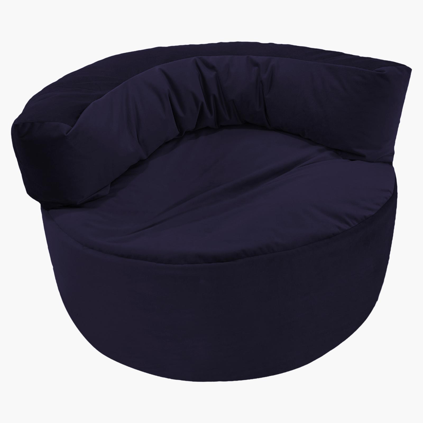 Julie Solid Velvet Bean Bag Chair-furniture-sofaandseating-ottomansbeanbagsandpoufs-image-2